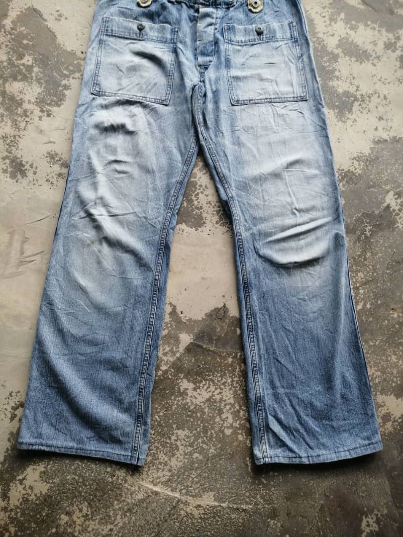Diesel Light Wash Jeans Distress Flare Diesel Size US 32 / EU 48 - 5 Thumbnail