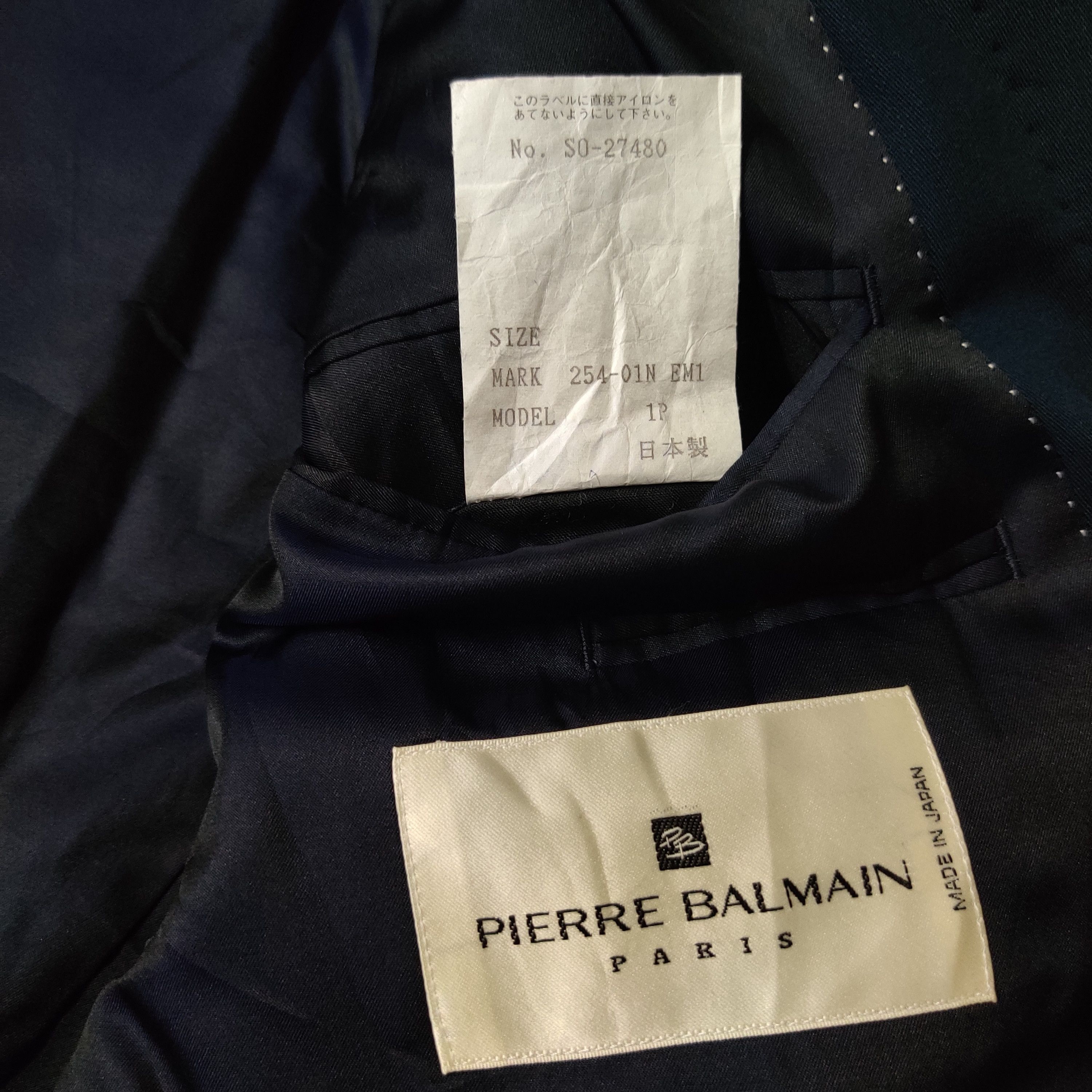 Pierre Balmain Vintage Pierre Balmain Blazer Made in Japan Size US M / EU 48-50 / 2 - 5 Thumbnail