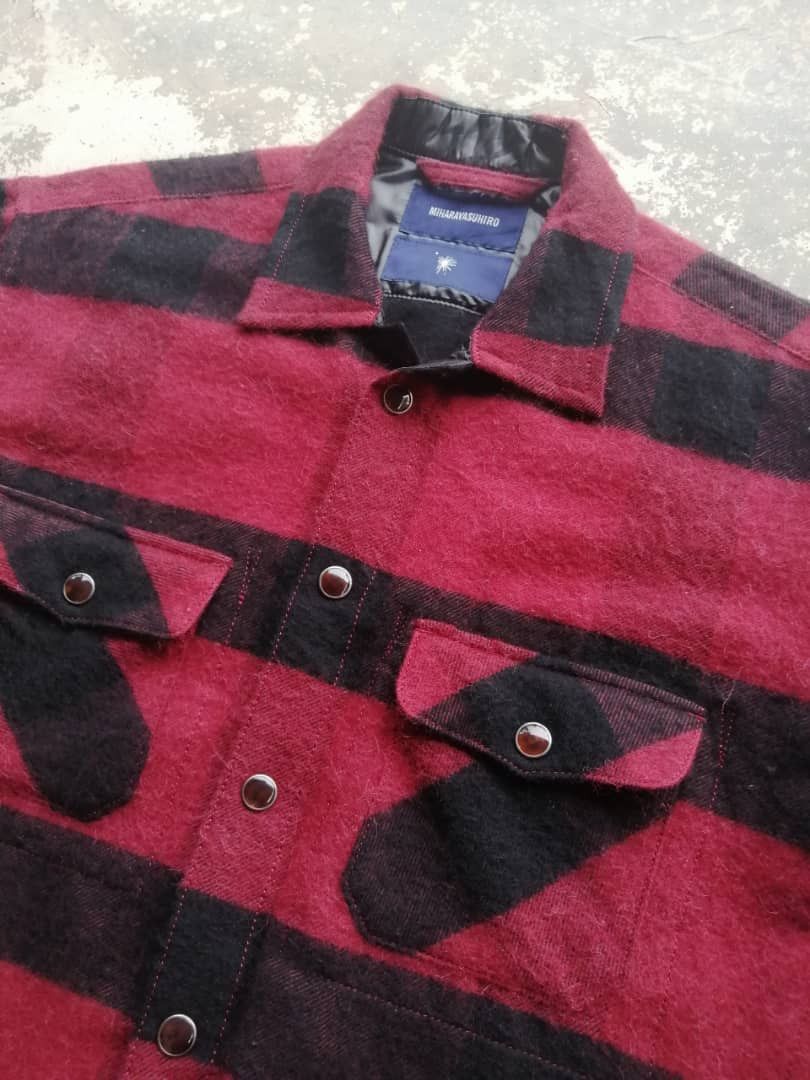 Maison MIHARA YASUHIRO Archival Miharayasuhiro Multi Stripe Flannel Shirt Size US M / EU 48-50 / 2 - 5 Thumbnail