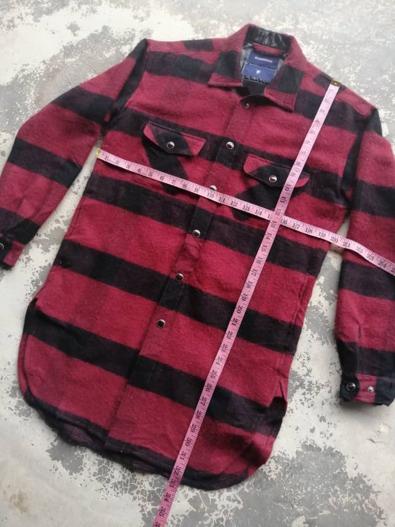 Maison MIHARA YASUHIRO Archival Miharayasuhiro Multi Stripe Flannel Shirt Size US M / EU 48-50 / 2 - 15 Thumbnail