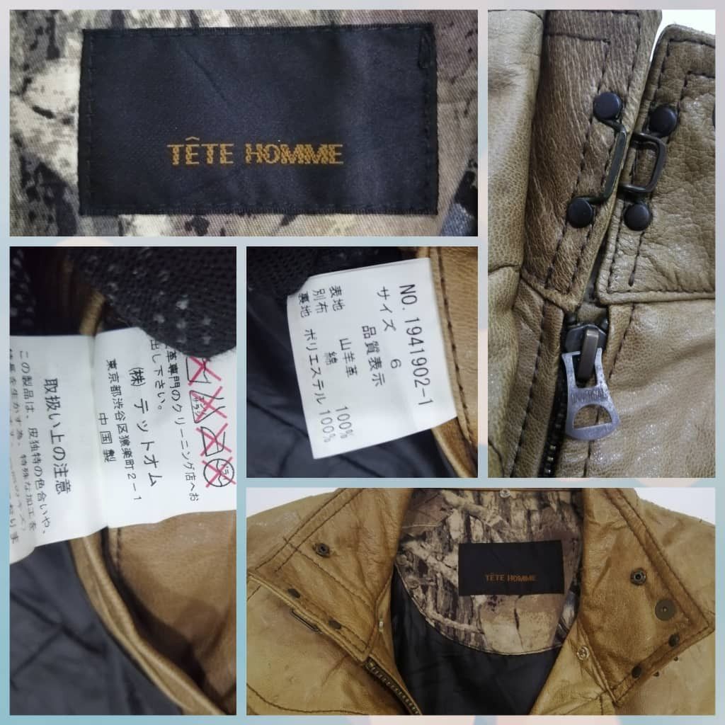 Japanese Brand × Tete Homme Vintage Tete Homme Jacket Size US S / EU 44-46 / 1 - 6 Thumbnail