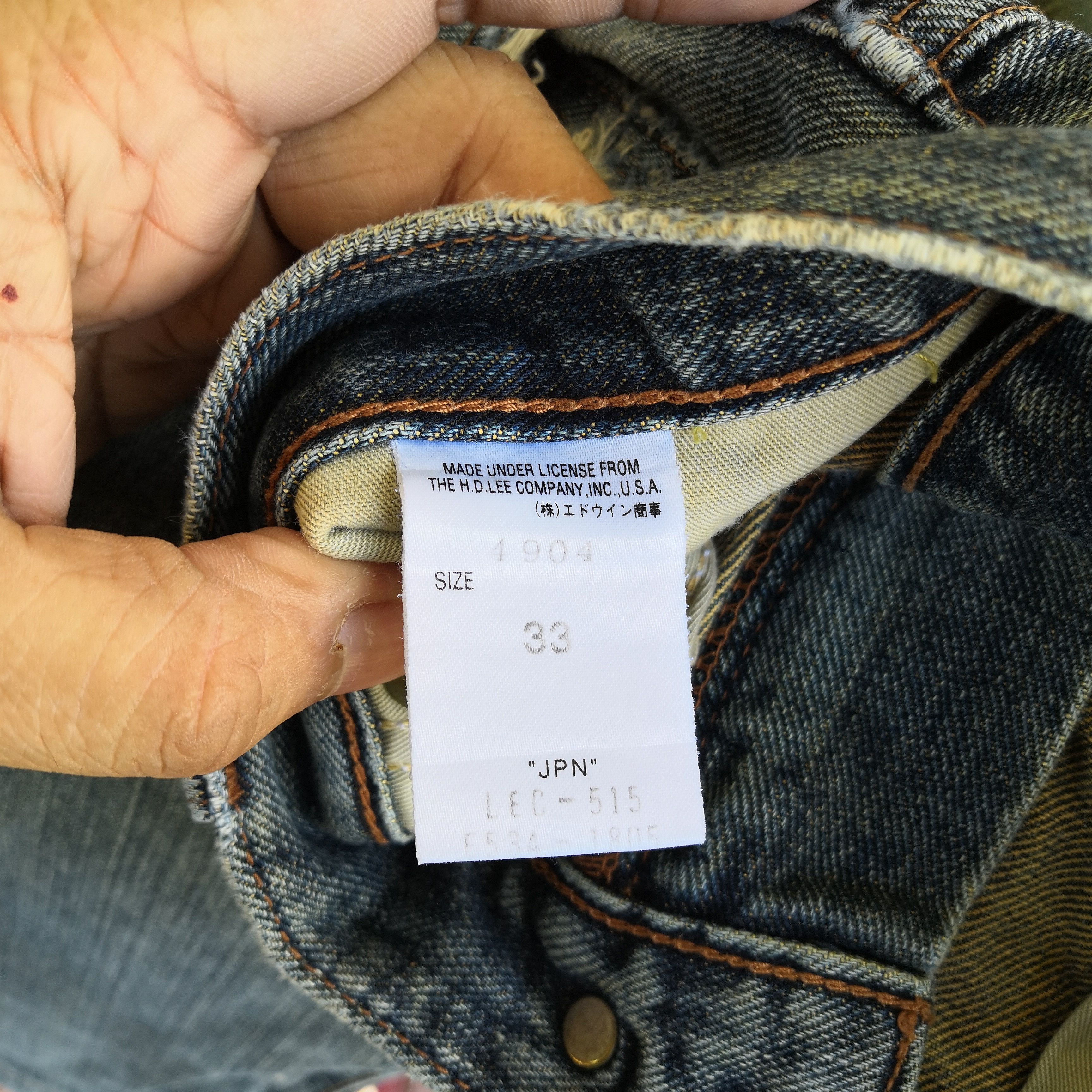 Lee Vintage Lee Sanforized Denim Jeans Pants 32 x 29.5 Size US 32 / EU 48 - 9 Thumbnail