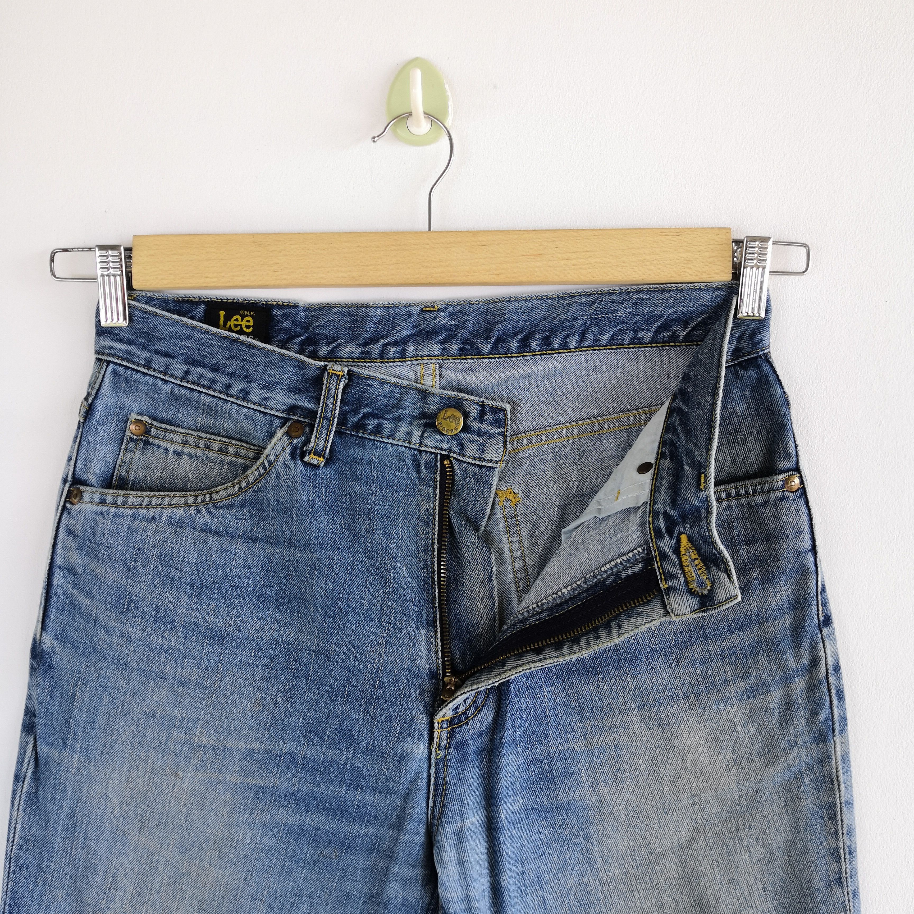 Lee Vintage 90s Lee Stone Wash Jeans Distressed Faded Denim Size US 32 / EU 48 - 8 Thumbnail