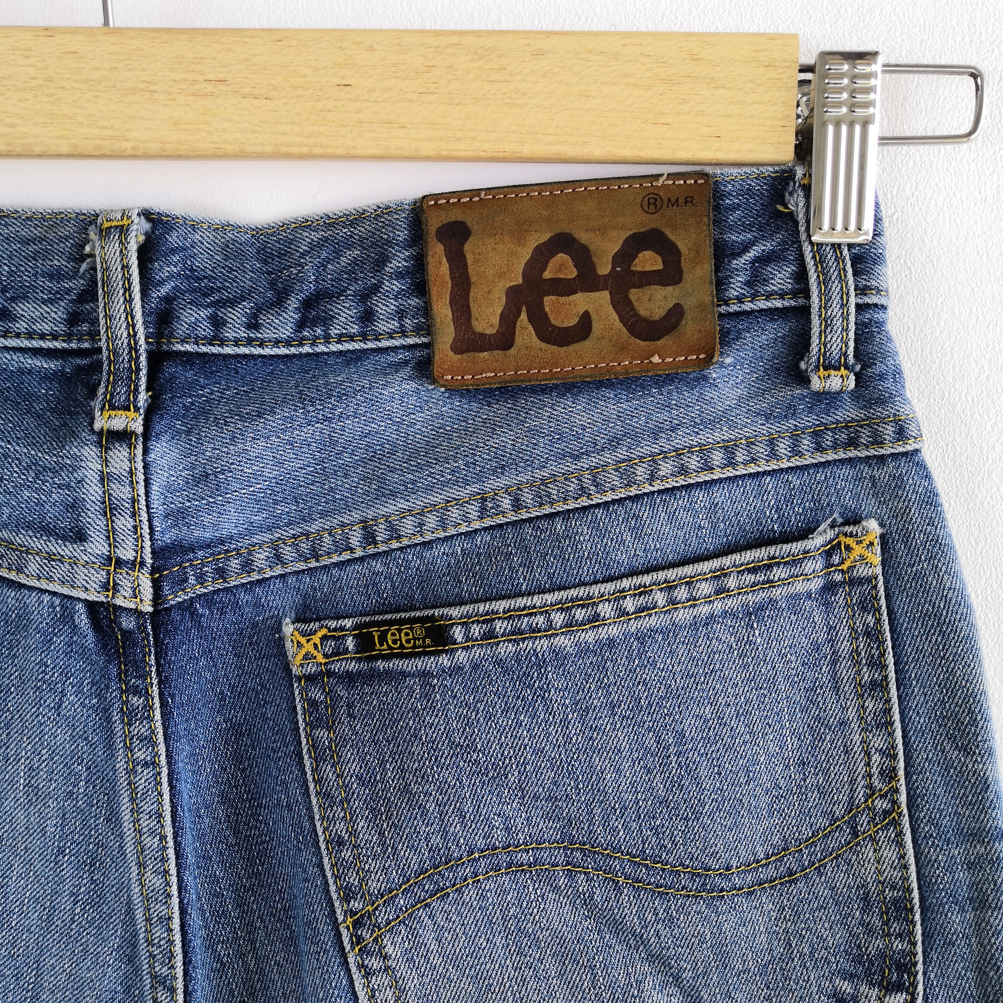 Lee Vintage 90s Lee Stone Wash Jeans Distressed Faded Denim Size US 32 / EU 48 - 7 Thumbnail