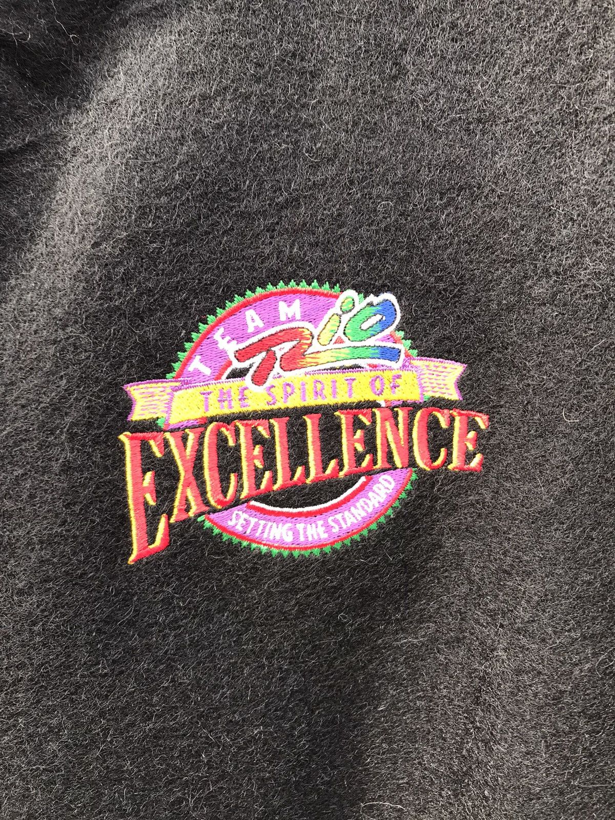 Vintage Team Rio Wool Varsity Letterman Spirit Of Excellence Promo Size US XXL / EU 58 / 5 - 2 Thumbnail