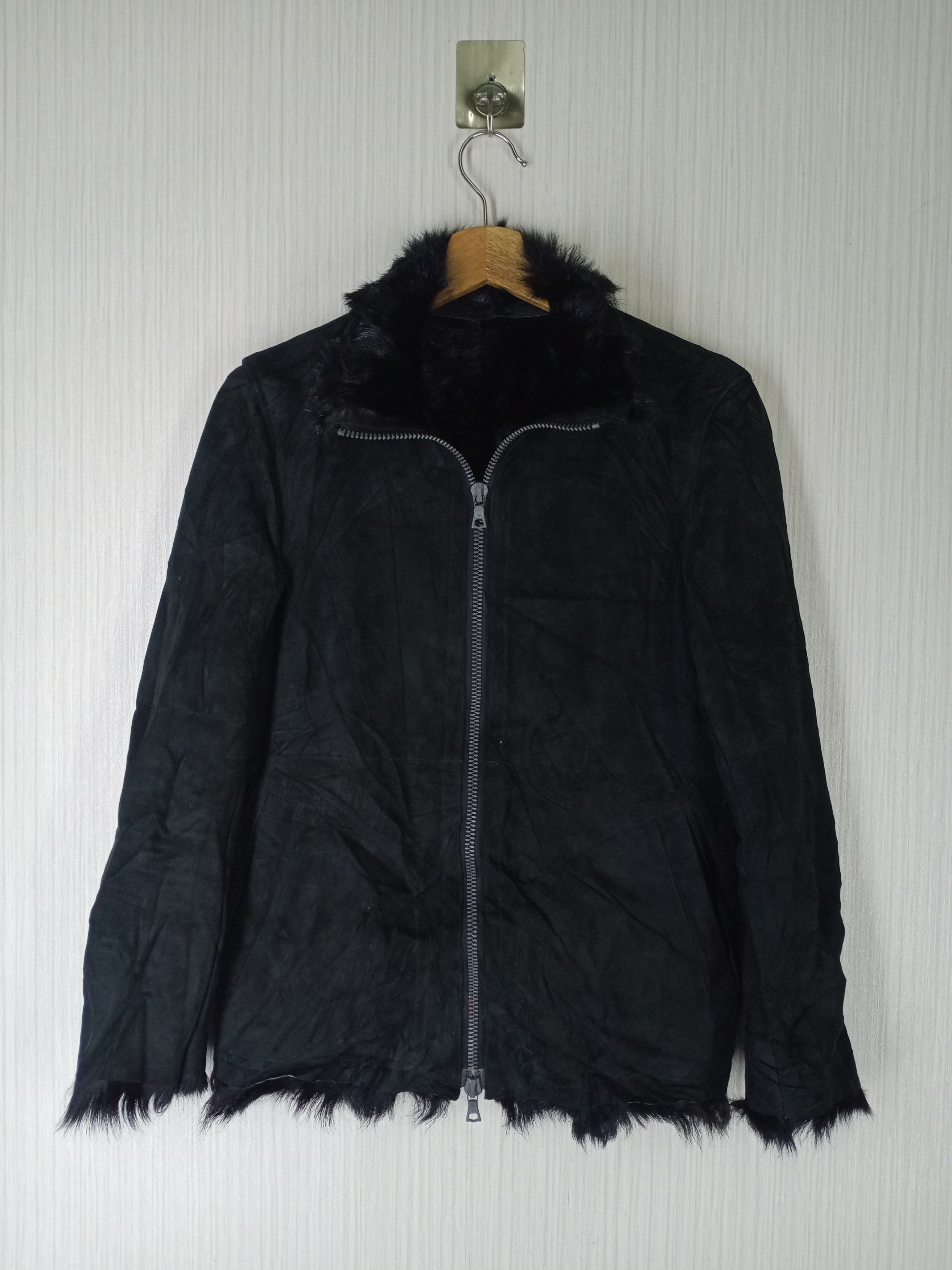 Isamu Katayama Backlash Sherling Leather Jacket