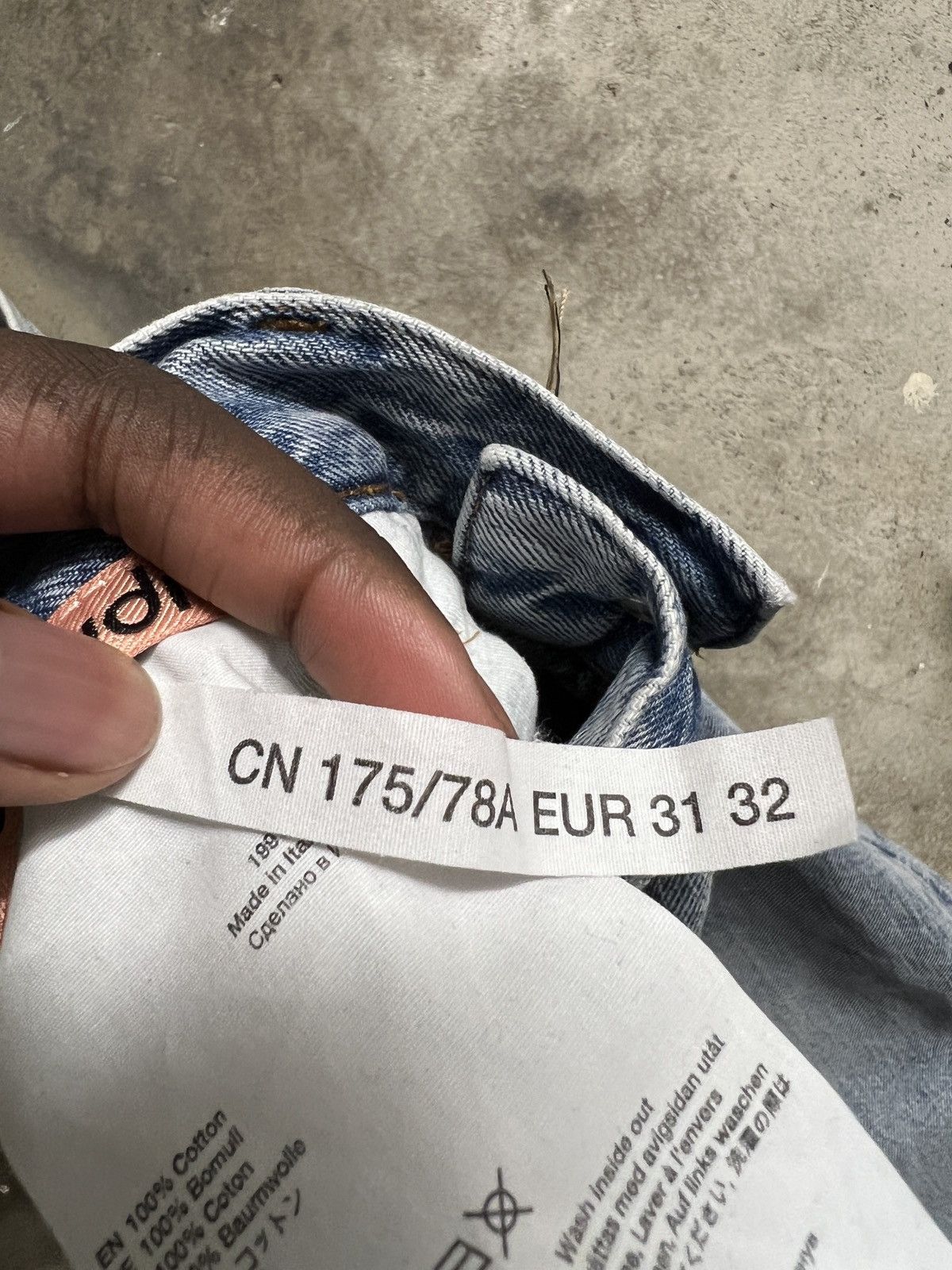 Acne Studios 1991 Toj Light Blue Trash Size US 31 - 4 Thumbnail