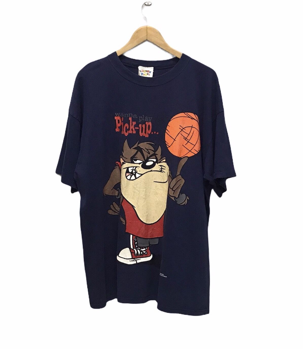Cartoon Network × Vintage × Warner Bros Vintage 90s Looney Tunes Tazmania Size US L / EU 52-54 / 3 - 1 Thumbnail