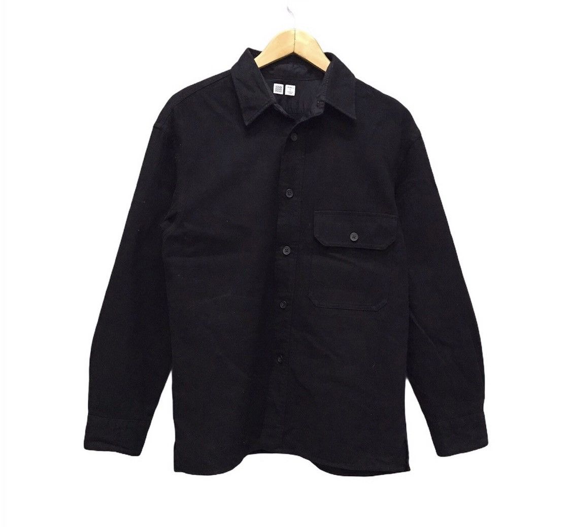 Japanese Brand × Uniqlo Uniqlo X UUU single pocket button up khaki shirt Size US M / EU 48-50 / 2 - 1 Thumbnail