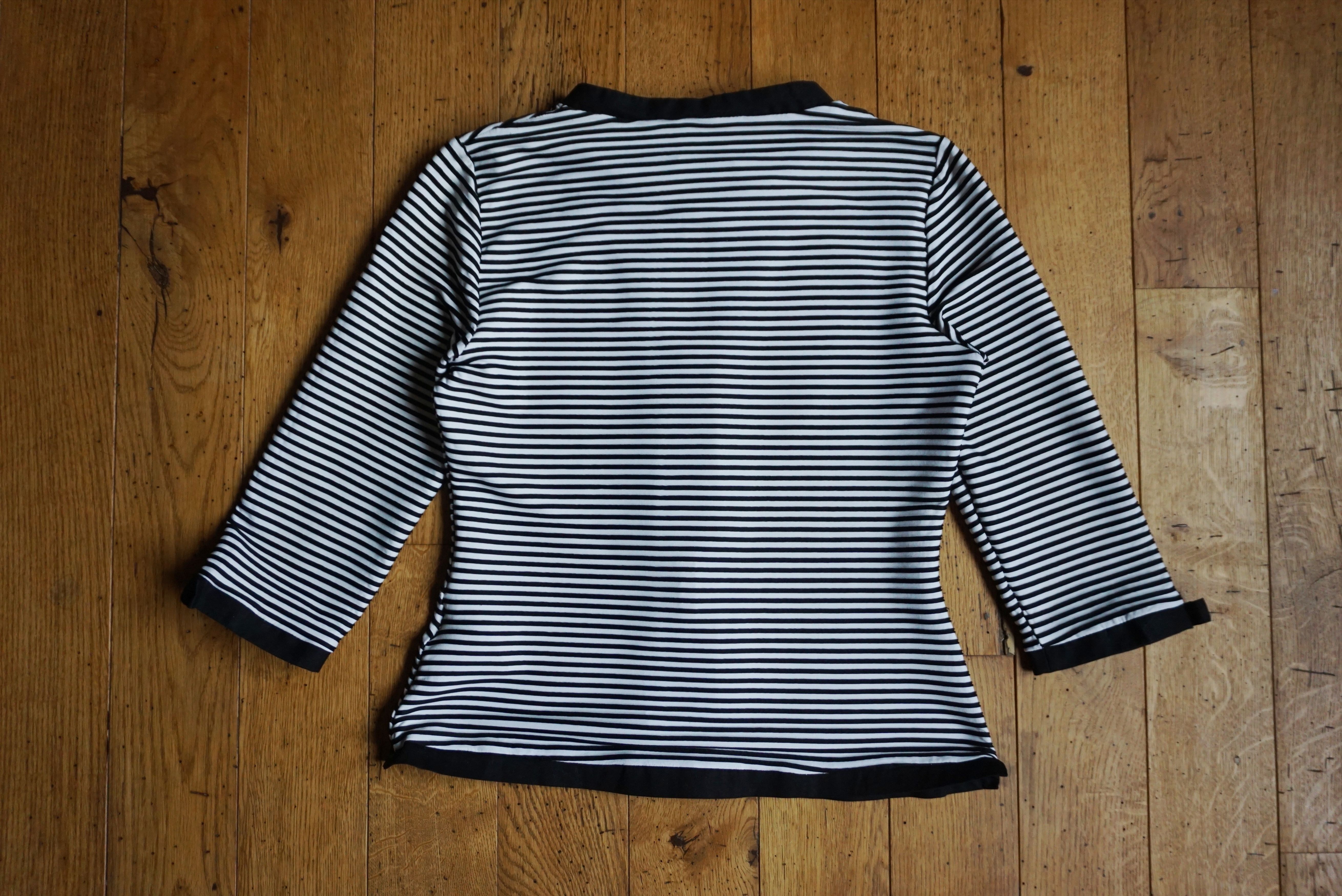 Vintage Womens Nara Camicie Italy II (2) US 6/8 striped blouse top Size M / US 6-8 / IT 42-44 - 18 Thumbnail