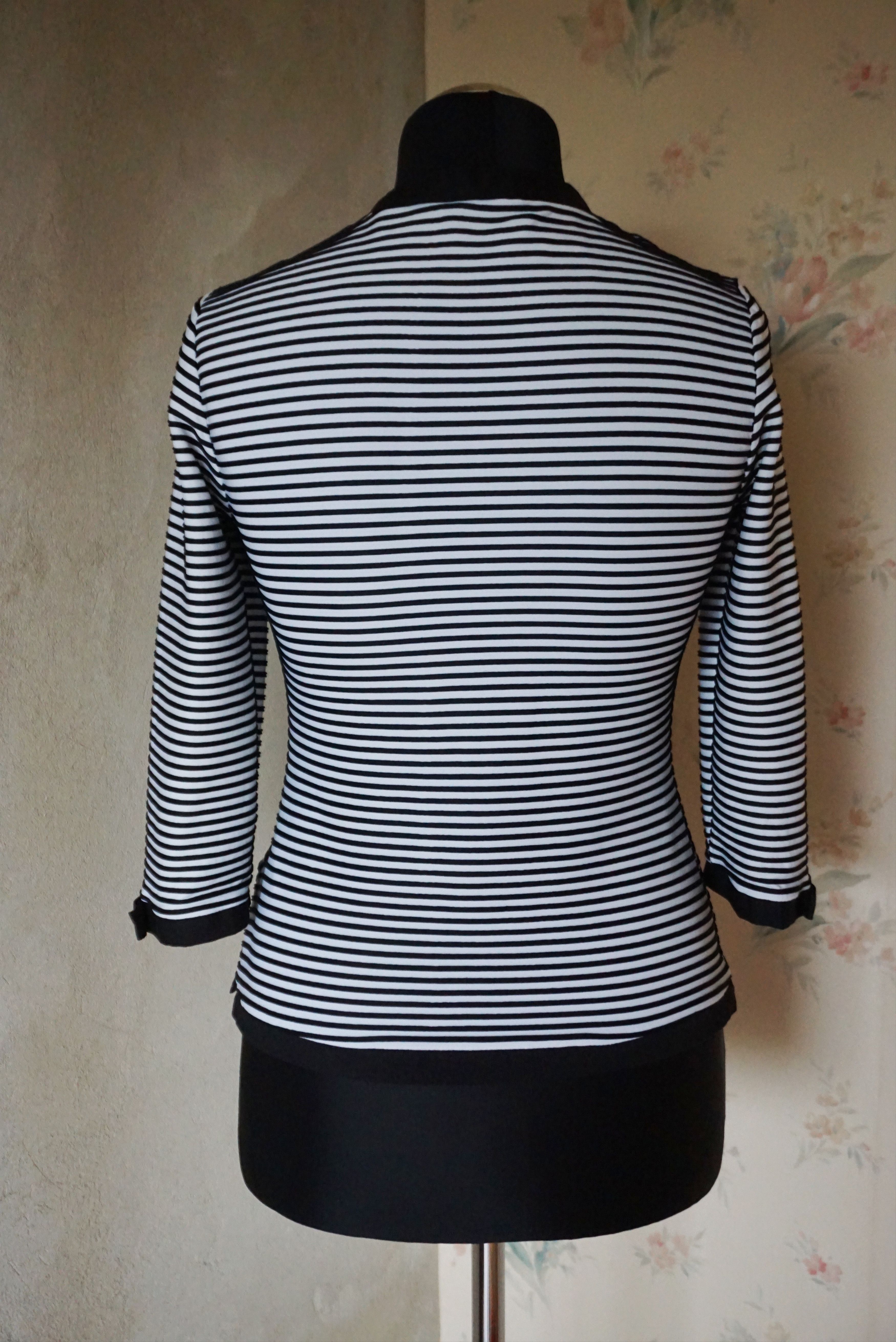 Vintage Womens Nara Camicie Italy II (2) US 6/8 striped blouse top Size M / US 6-8 / IT 42-44 - 9 Thumbnail
