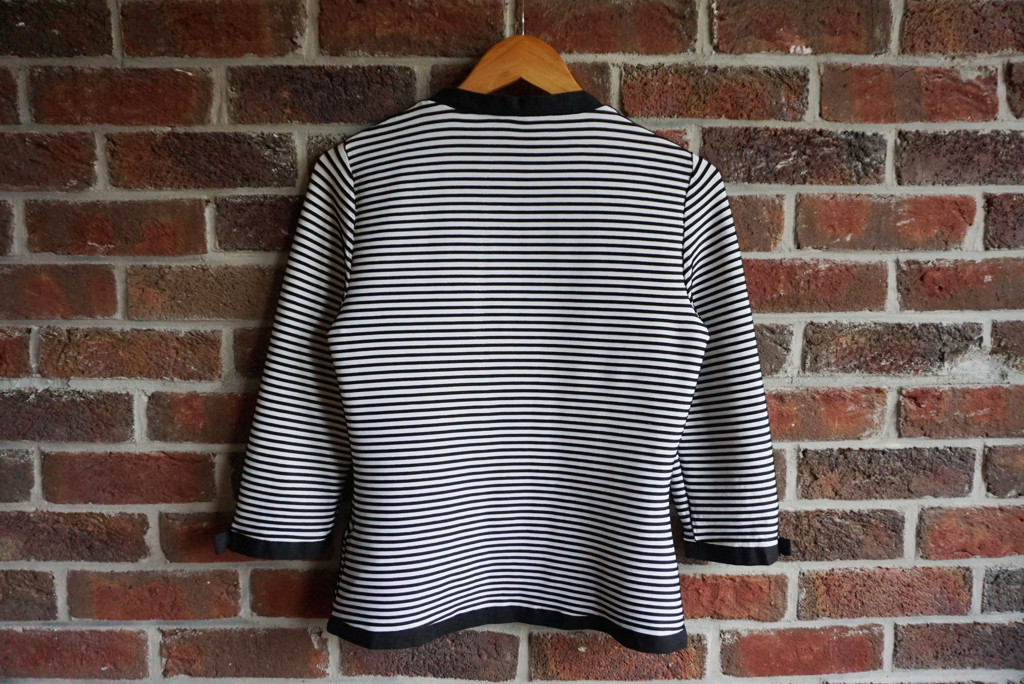 Vintage Womens Nara Camicie Italy II (2) US 6/8 striped blouse top Size M / US 6-8 / IT 42-44 - 16 Thumbnail