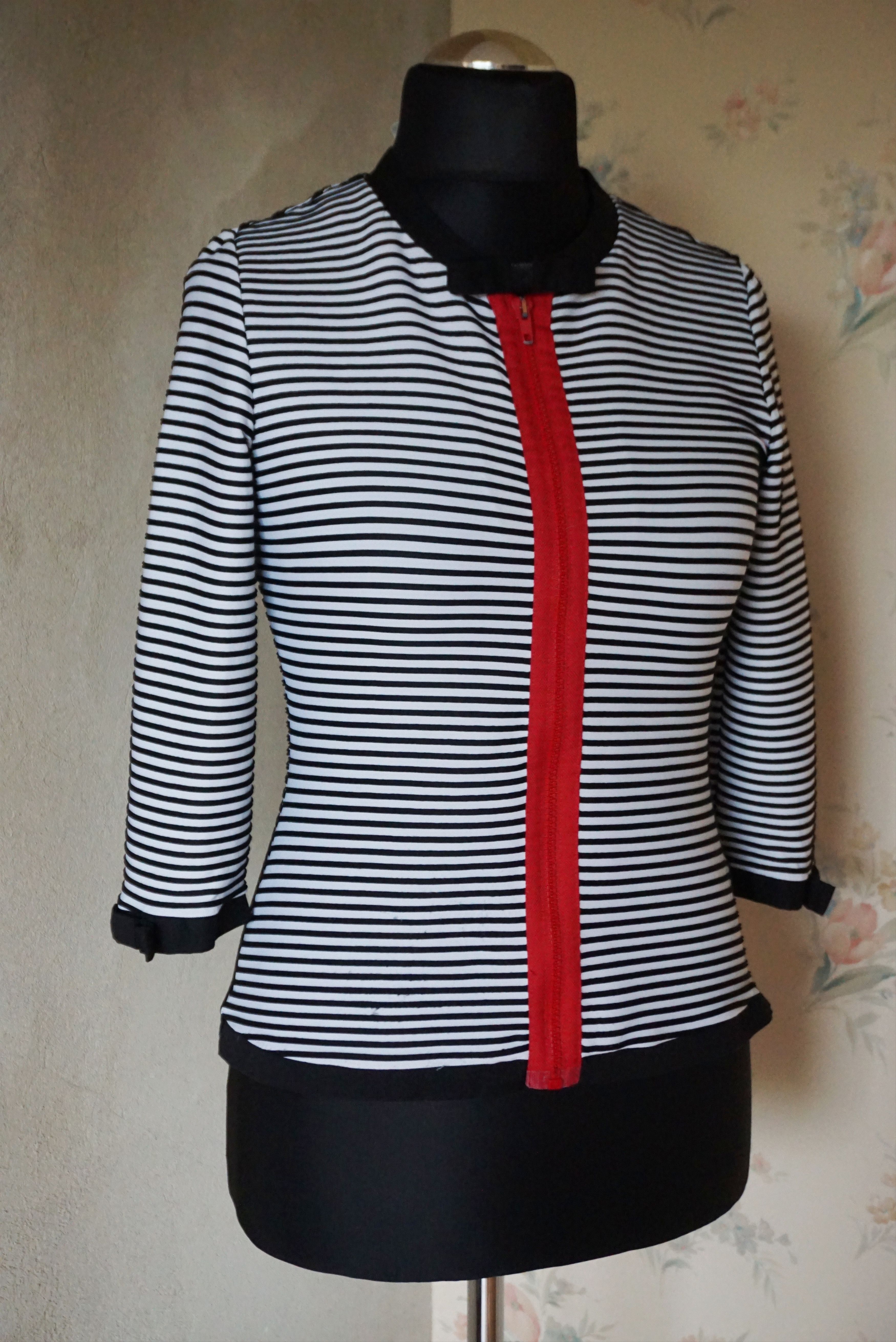 Vintage Womens Nara Camicie Italy II (2) US 6/8 striped blouse top Size M / US 6-8 / IT 42-44 - 5 Thumbnail