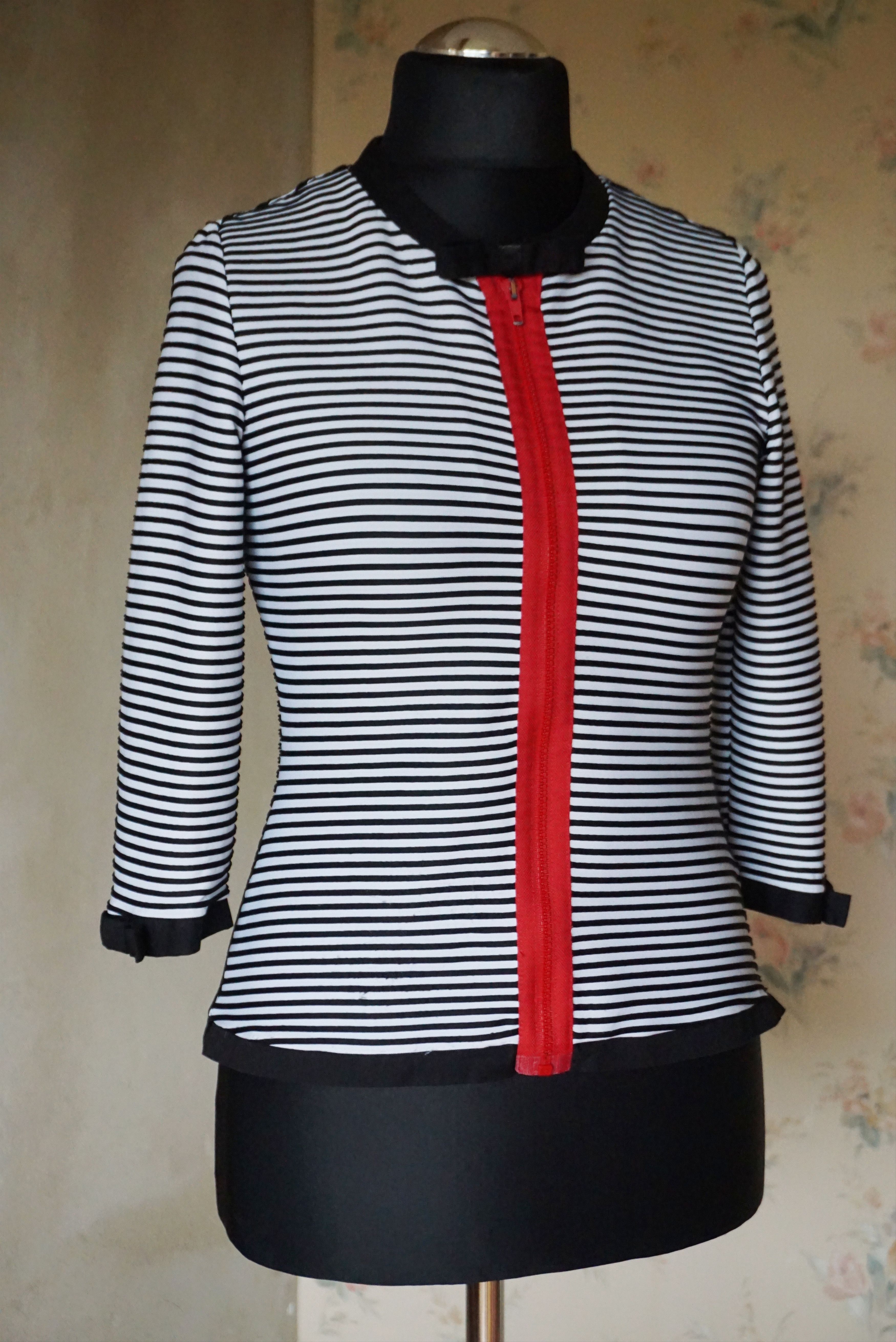 Vintage Womens Nara Camicie Italy II (2) US 6/8 striped blouse top Size M / US 6-8 / IT 42-44 - 14 Thumbnail