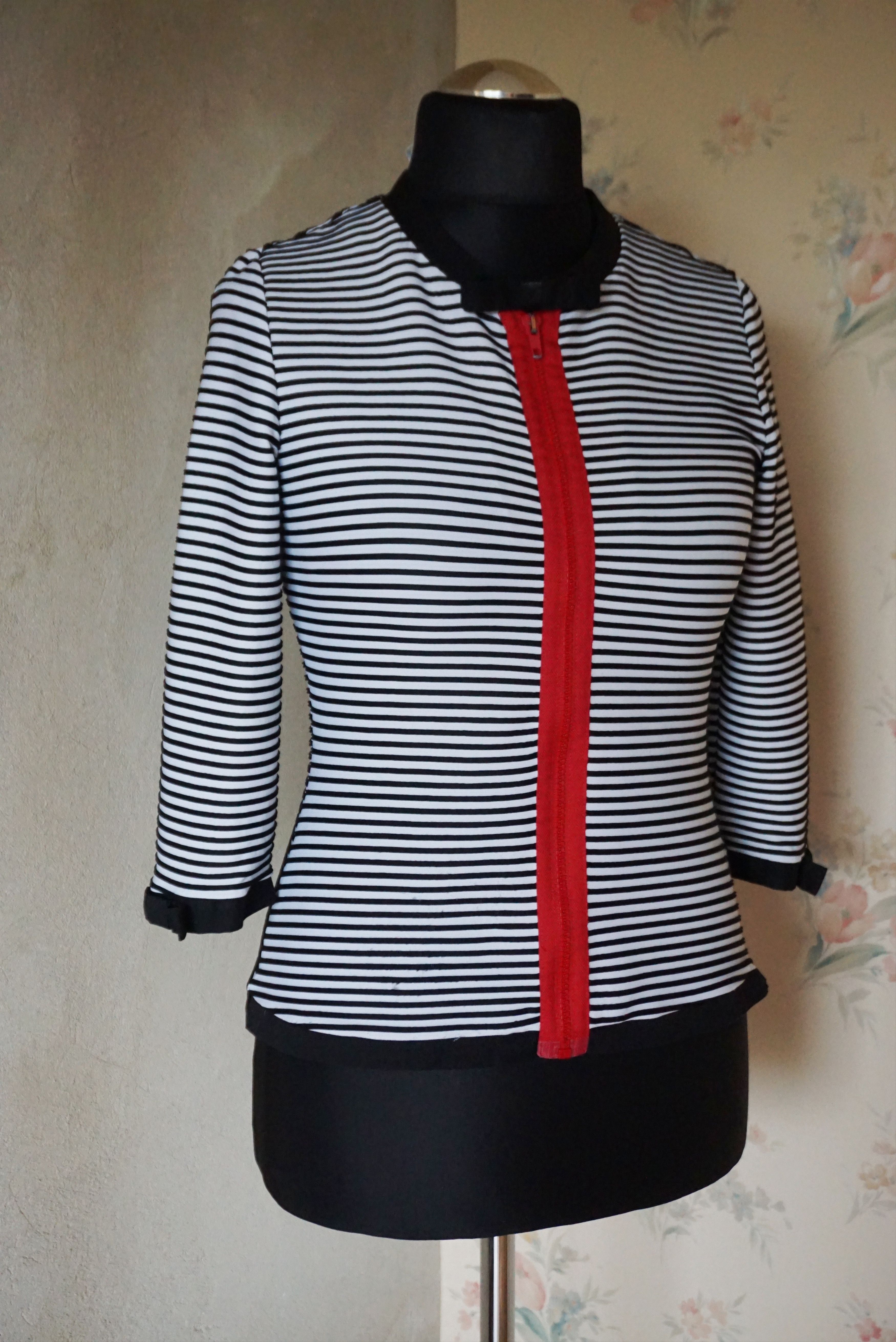 Vintage Womens Nara Camicie Italy II (2) US 6/8 striped blouse top Size M / US 6-8 / IT 42-44 - 6 Thumbnail