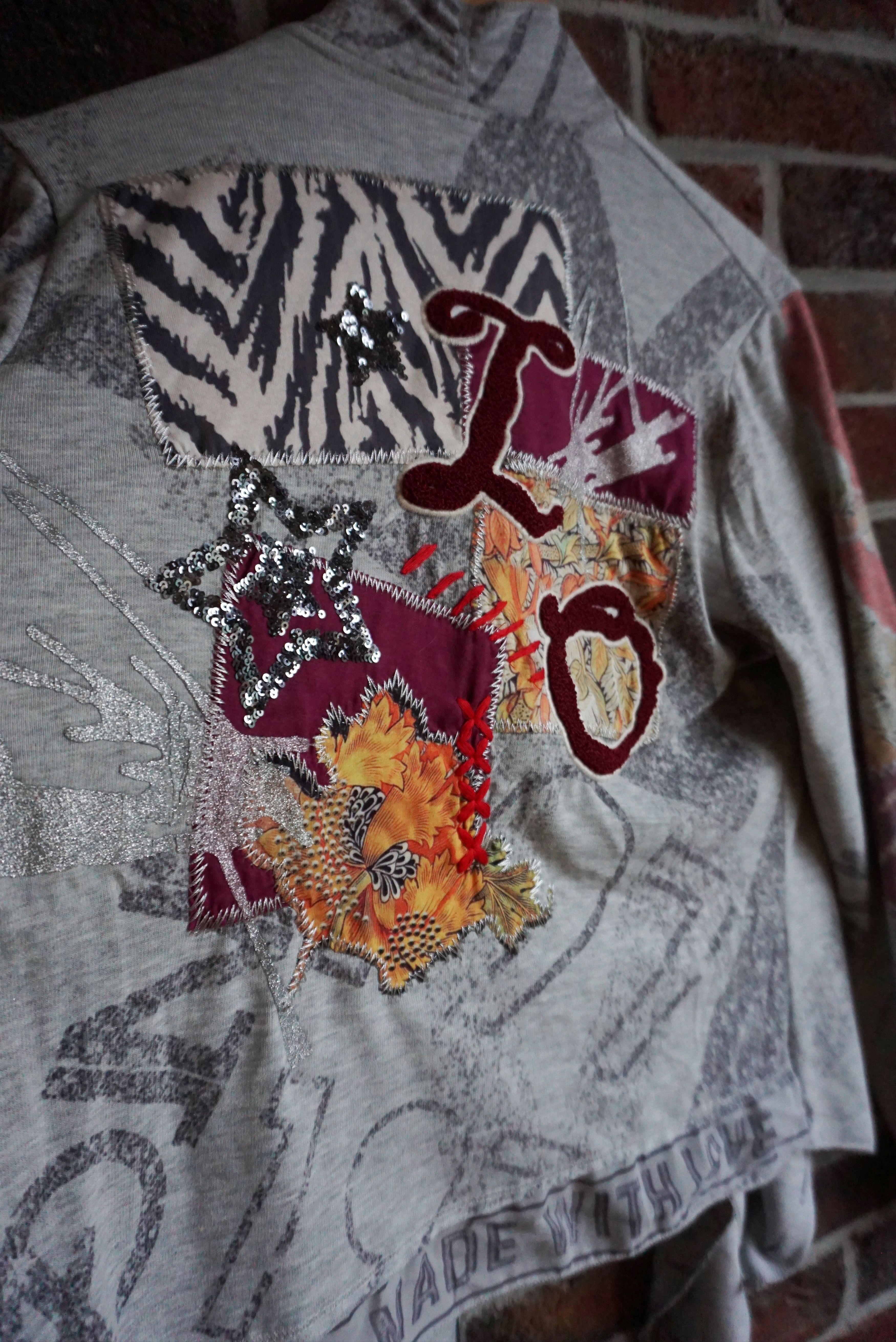 Other Womens TREDY L 40 10/12 open jacket jersey top cardigan Size L / US 10 / IT 46 - 5 Thumbnail