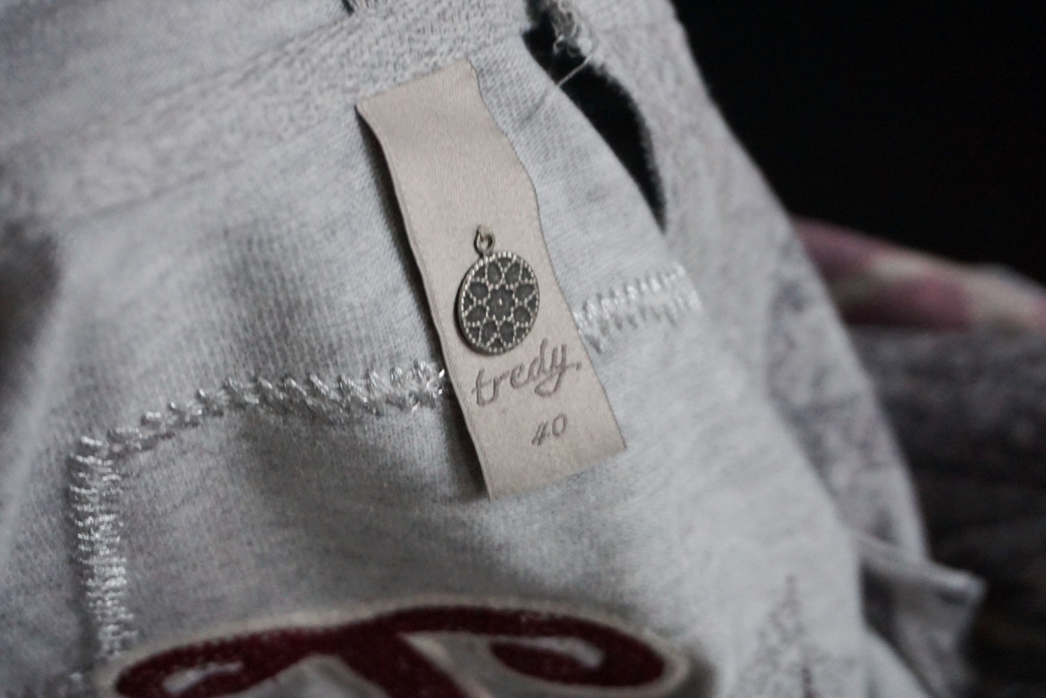 Other Womens TREDY L 40 10/12 open jacket jersey top cardigan Size L / US 10 / IT 46 - 22 Thumbnail