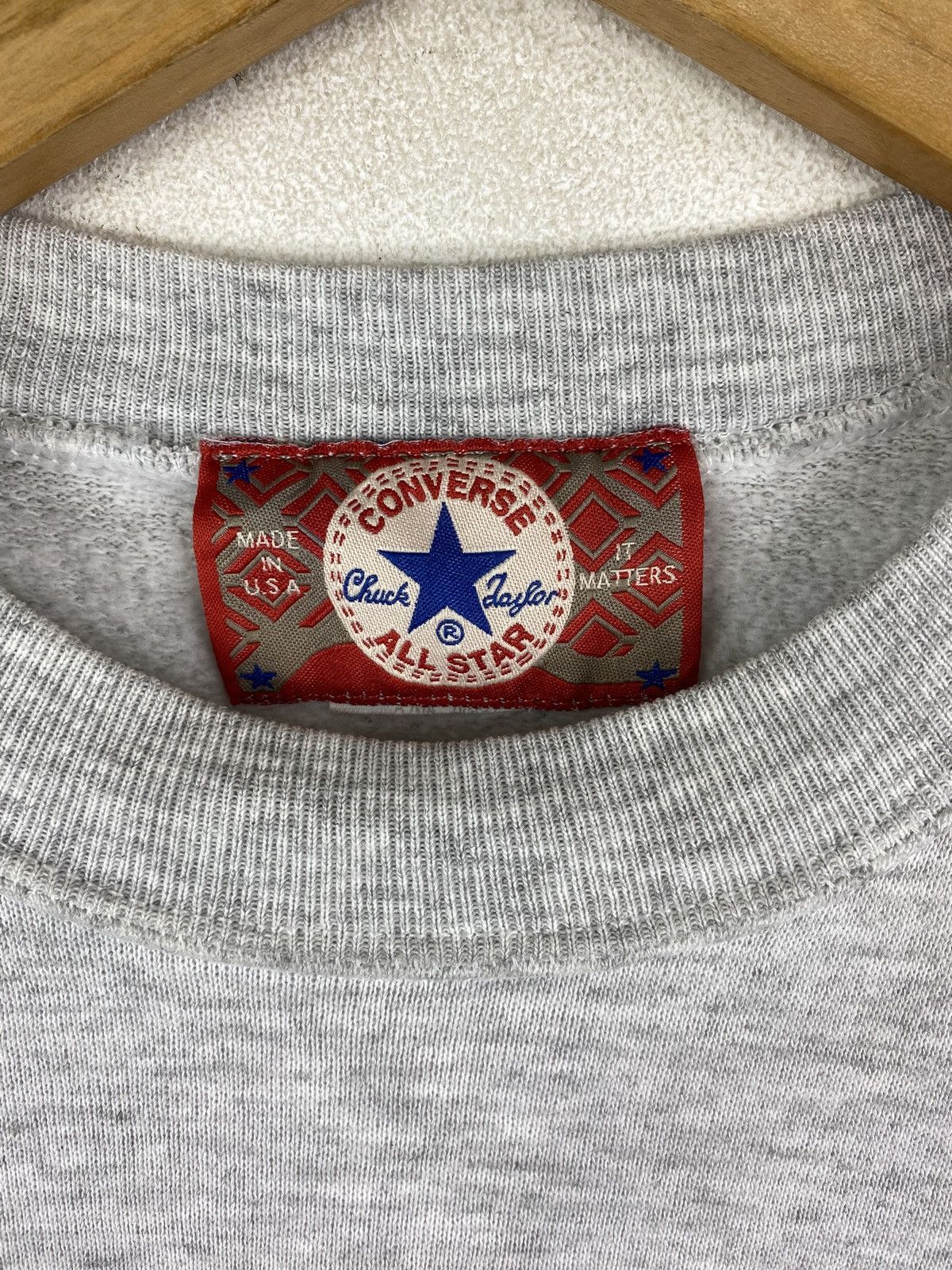 Converse × Vintage Vintage CONVERSE 1994 The Shoes Big Logo Sweatshirt Size US S / EU 44-46 / 1 - 4 Thumbnail