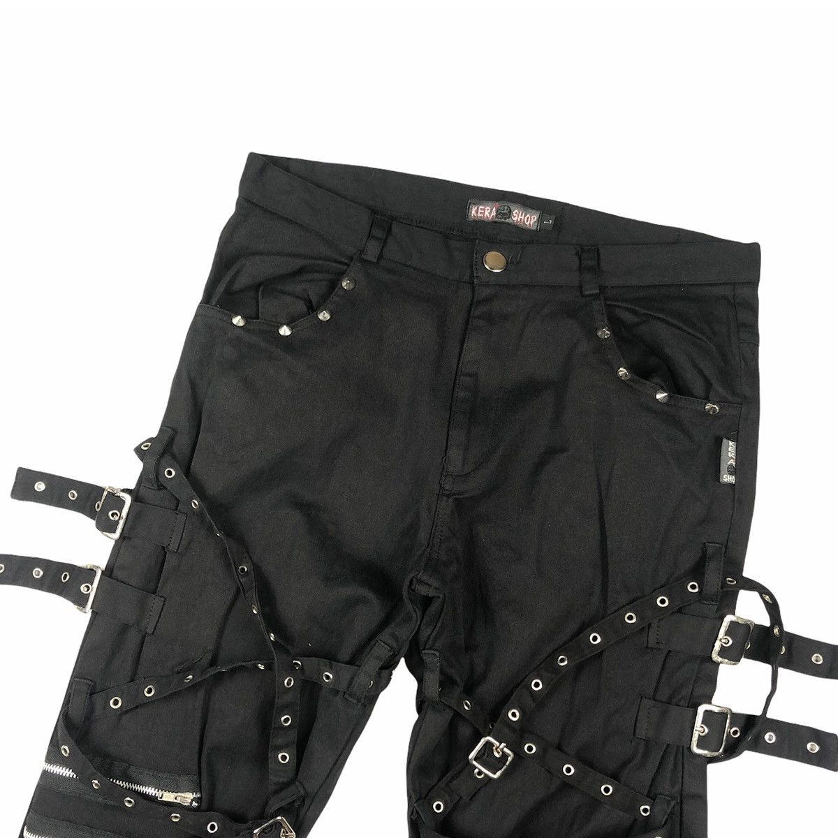 Japanese Brand Japanese Brand 🇯🇵 Punk Bondage Pants Size US 30 / EU 46 - 6 Thumbnail