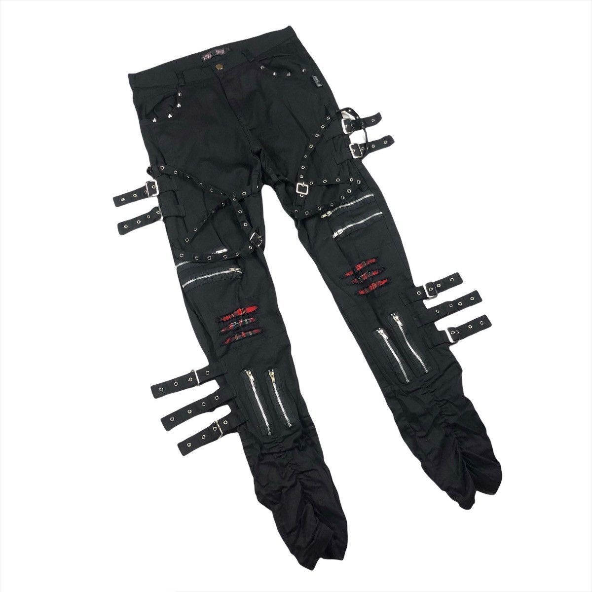 Japanese Brand Japanese Brand 🇯🇵 Punk Bondage Pants Size US 30 / EU 46 - 3 Thumbnail