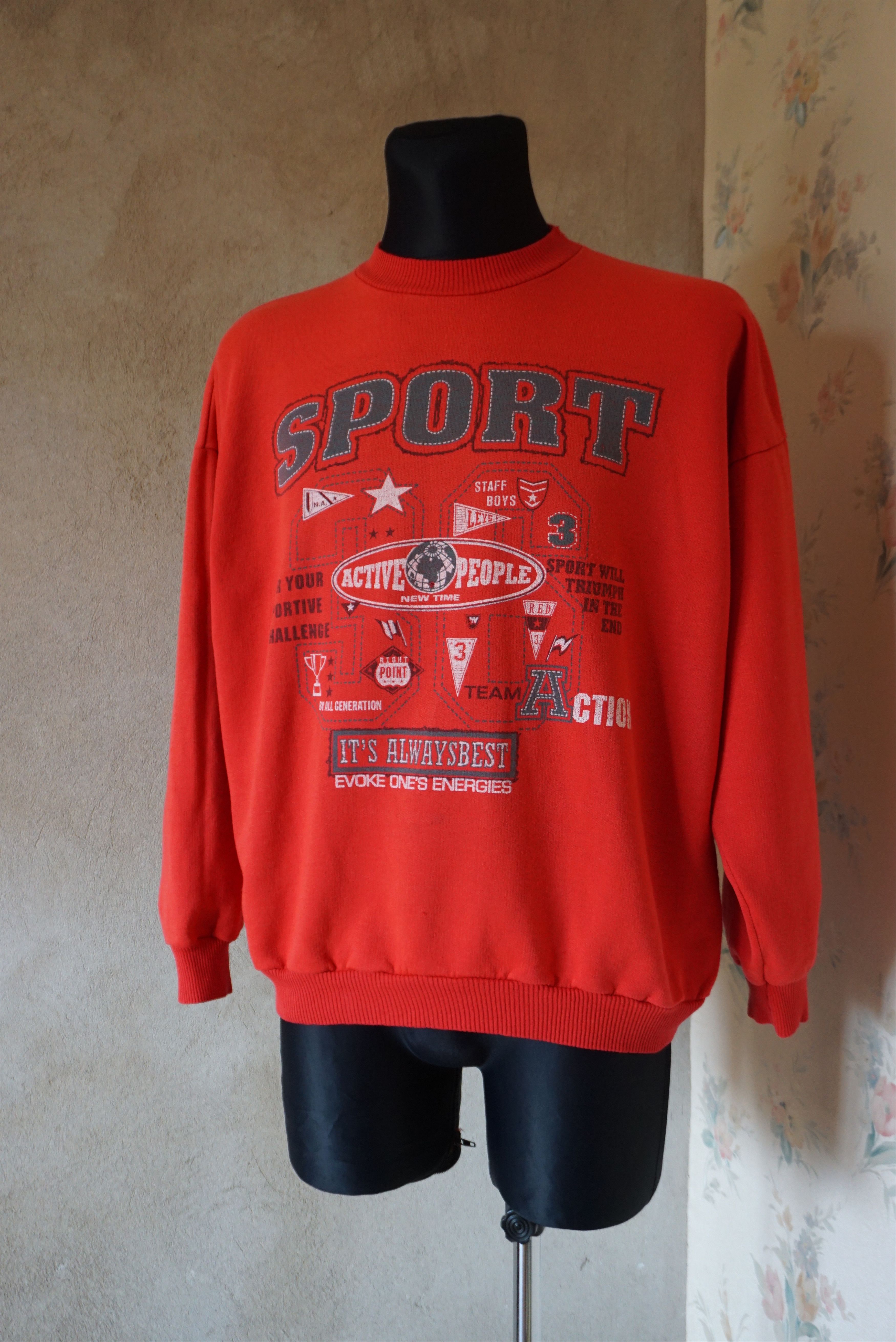 Vintage Vintage made in Italy L Large Y2K 00's sweatshirt 90's 80' Size US L / EU 52-54 / 3 - 3 Thumbnail