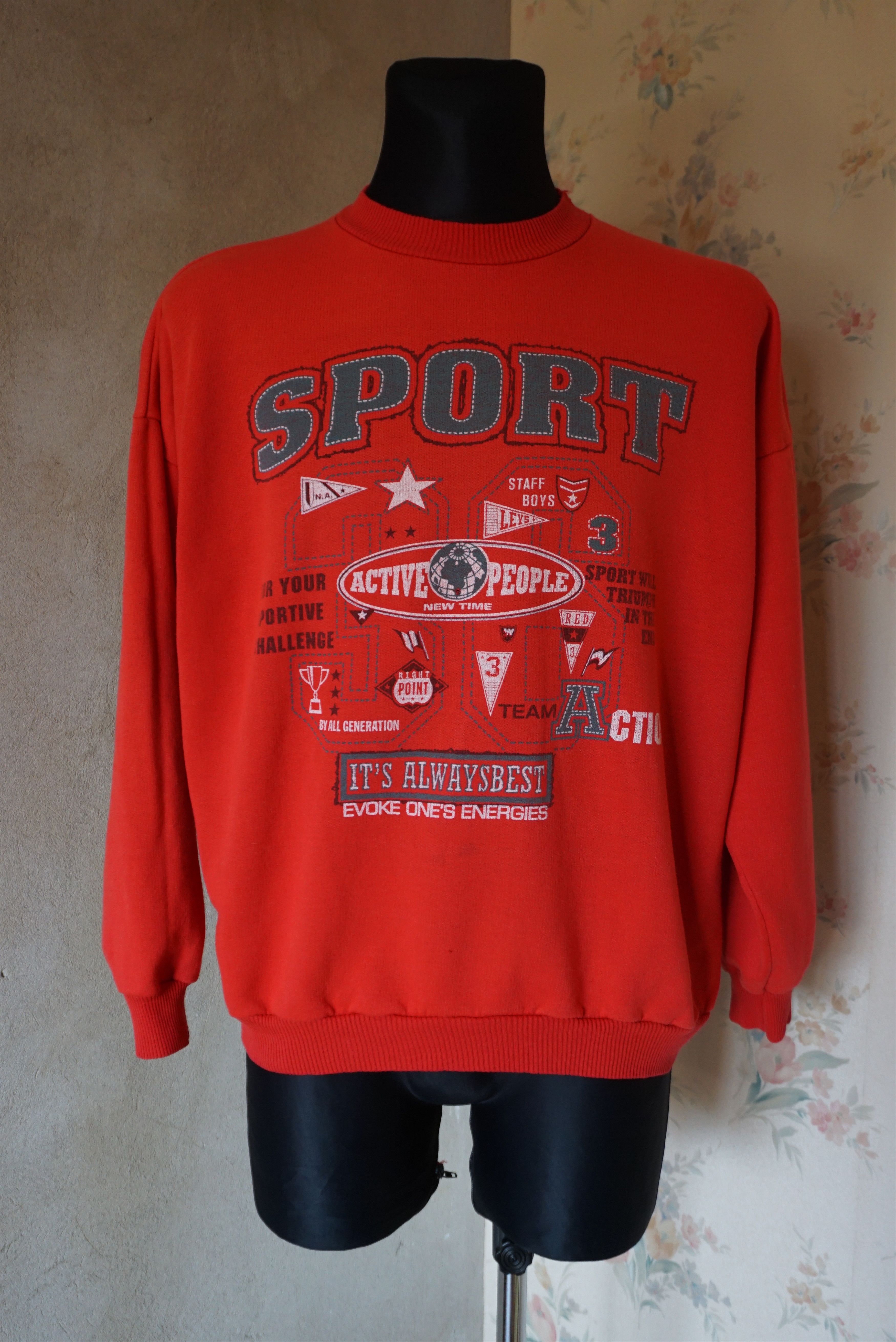Vintage Vintage made in Italy L Large Y2K 00's sweatshirt 90's 80' Size US L / EU 52-54 / 3 - 5 Thumbnail