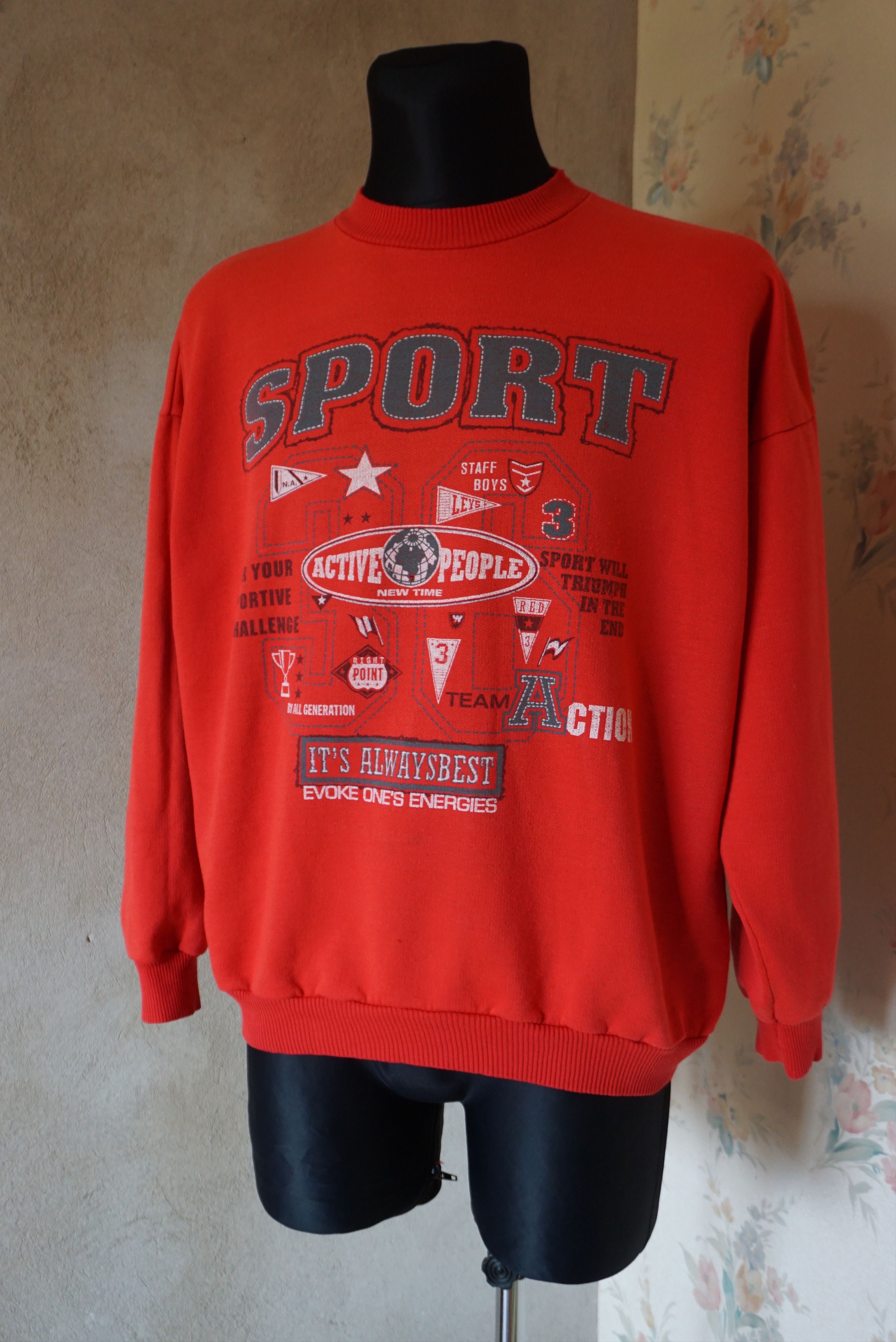 Vintage Vintage made in Italy L Large Y2K 00's sweatshirt 90's 80' Size US L / EU 52-54 / 3 - 9 Thumbnail