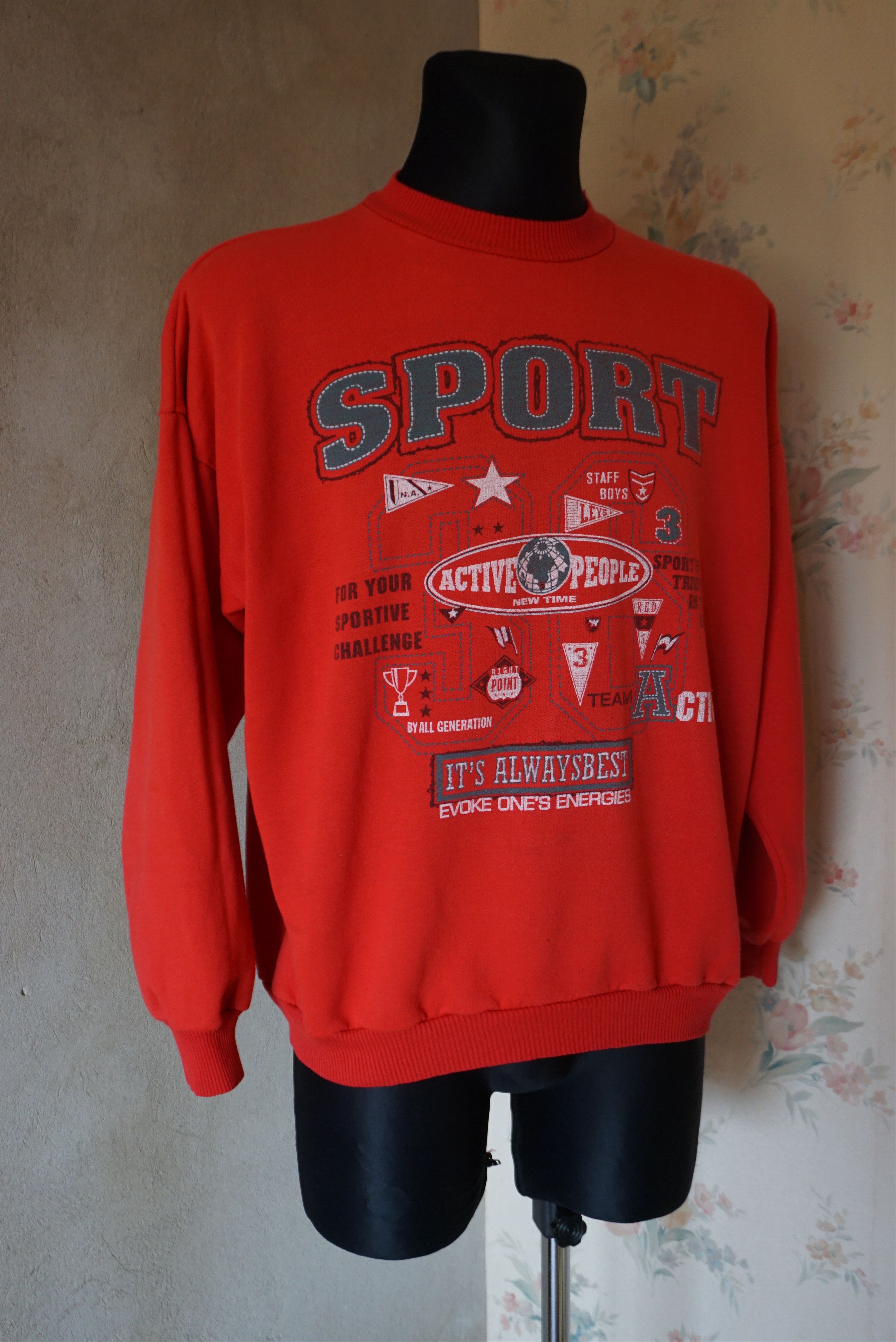 Vintage Vintage made in Italy L Large Y2K 00's sweatshirt 90's 80' Size US L / EU 52-54 / 3 - 8 Thumbnail