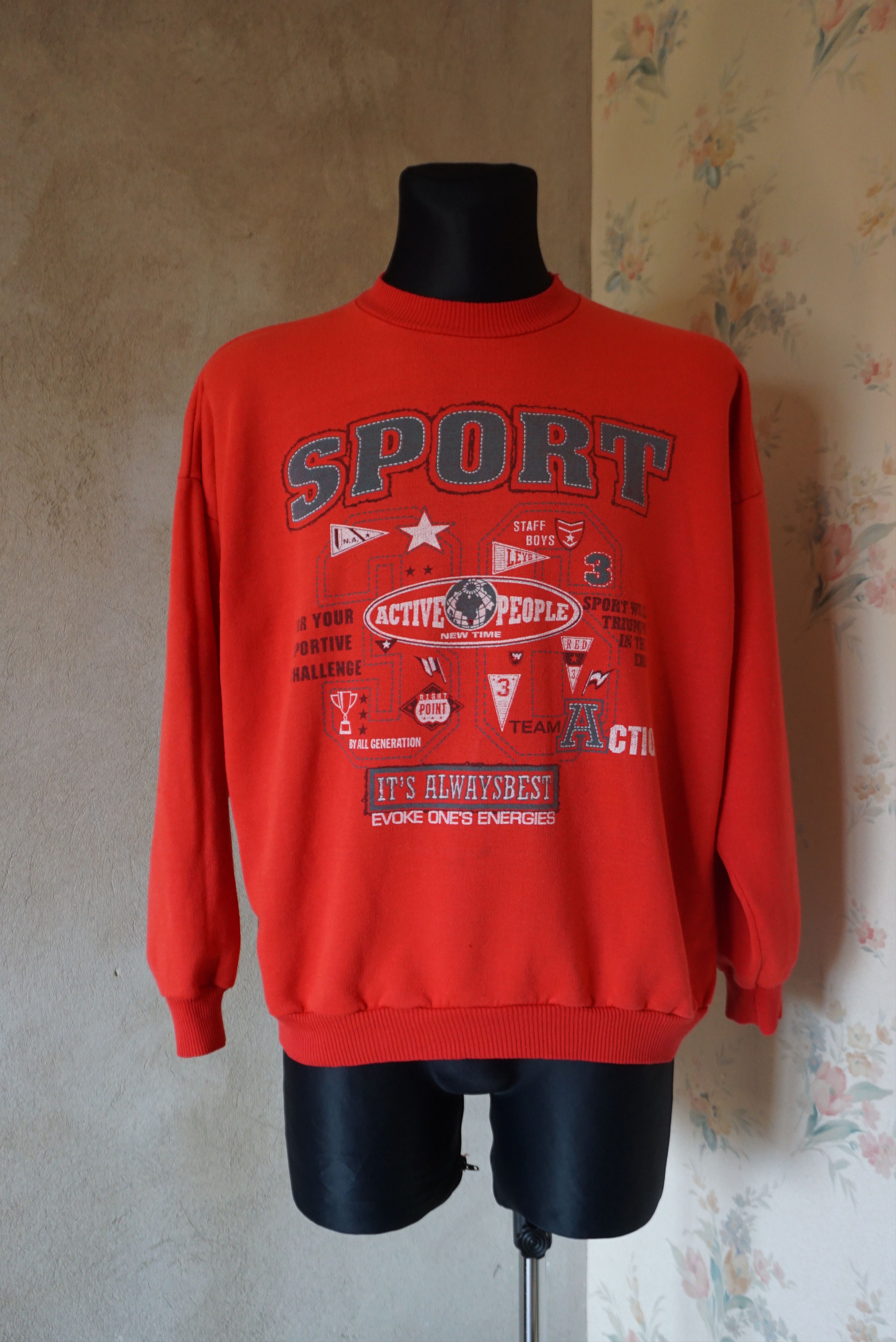 Vintage Vintage made in Italy L Large Y2K 00's sweatshirt 90's 80' Size US L / EU 52-54 / 3 - 7 Thumbnail