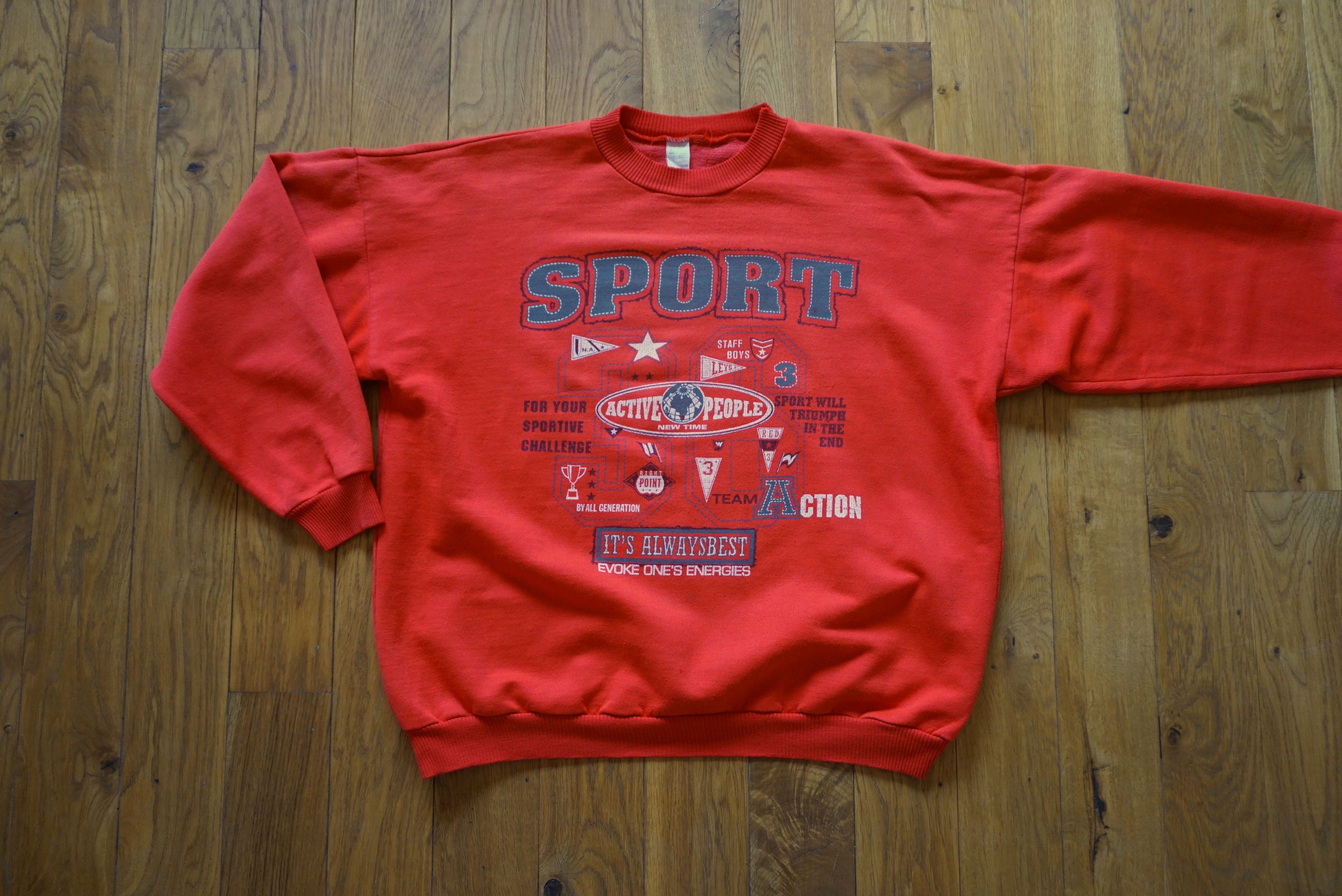 Vintage Vintage made in Italy L Large Y2K 00's sweatshirt 90's 80' Size US L / EU 52-54 / 3 - 14 Thumbnail