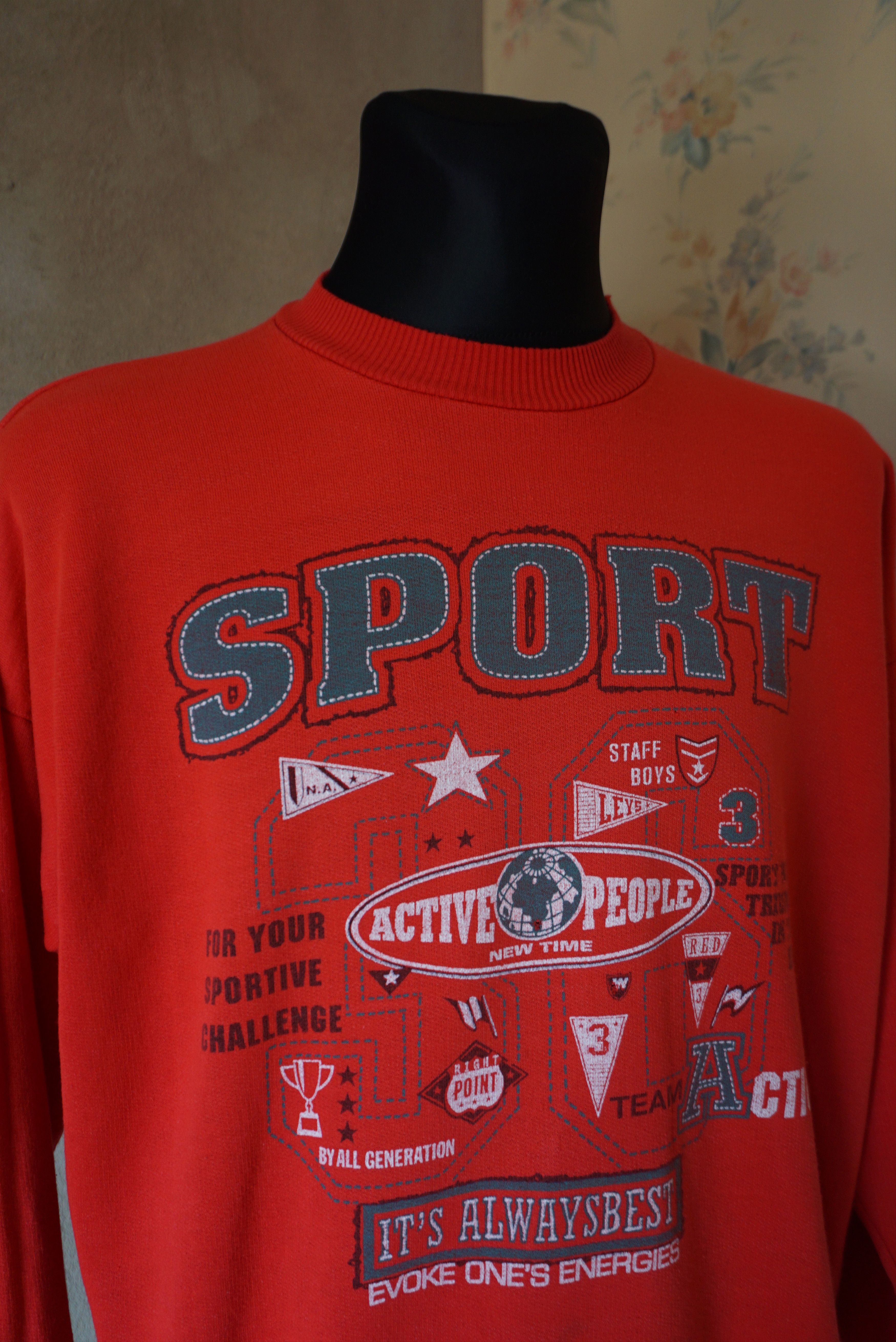 Vintage Vintage made in Italy L Large Y2K 00's sweatshirt 90's 80' Size US L / EU 52-54 / 3 - 4 Thumbnail