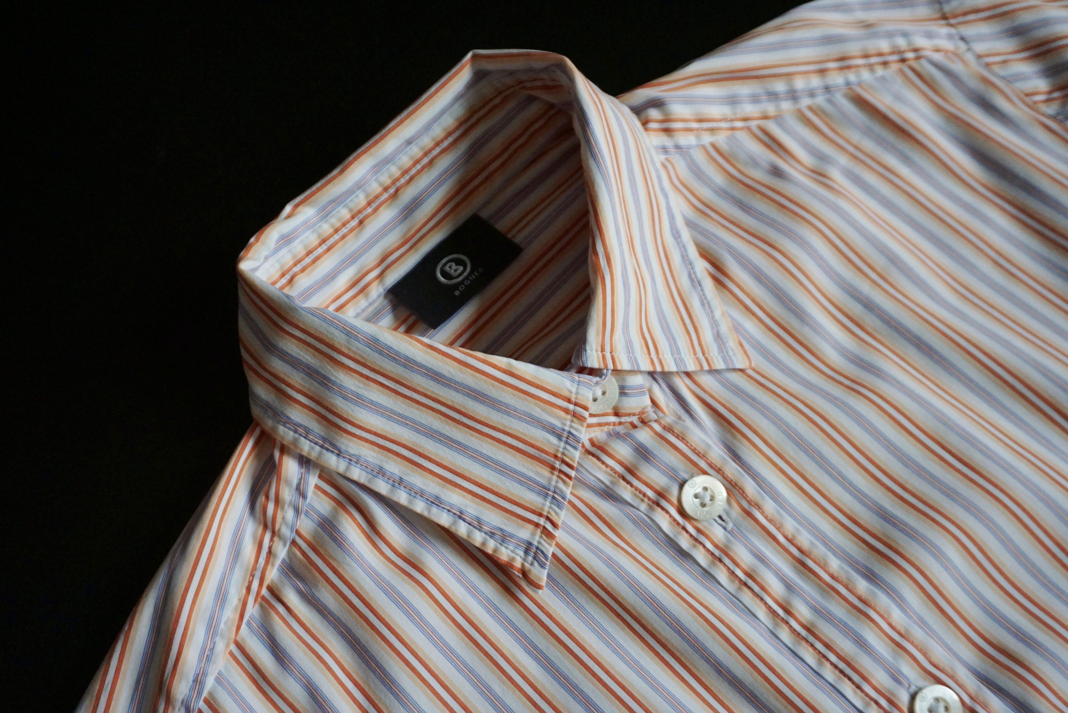 Bogner Bogner RPR$250 striped shirt M US 8 casual formal blouse Size M / US 6-8 / IT 42-44 - 11 Thumbnail
