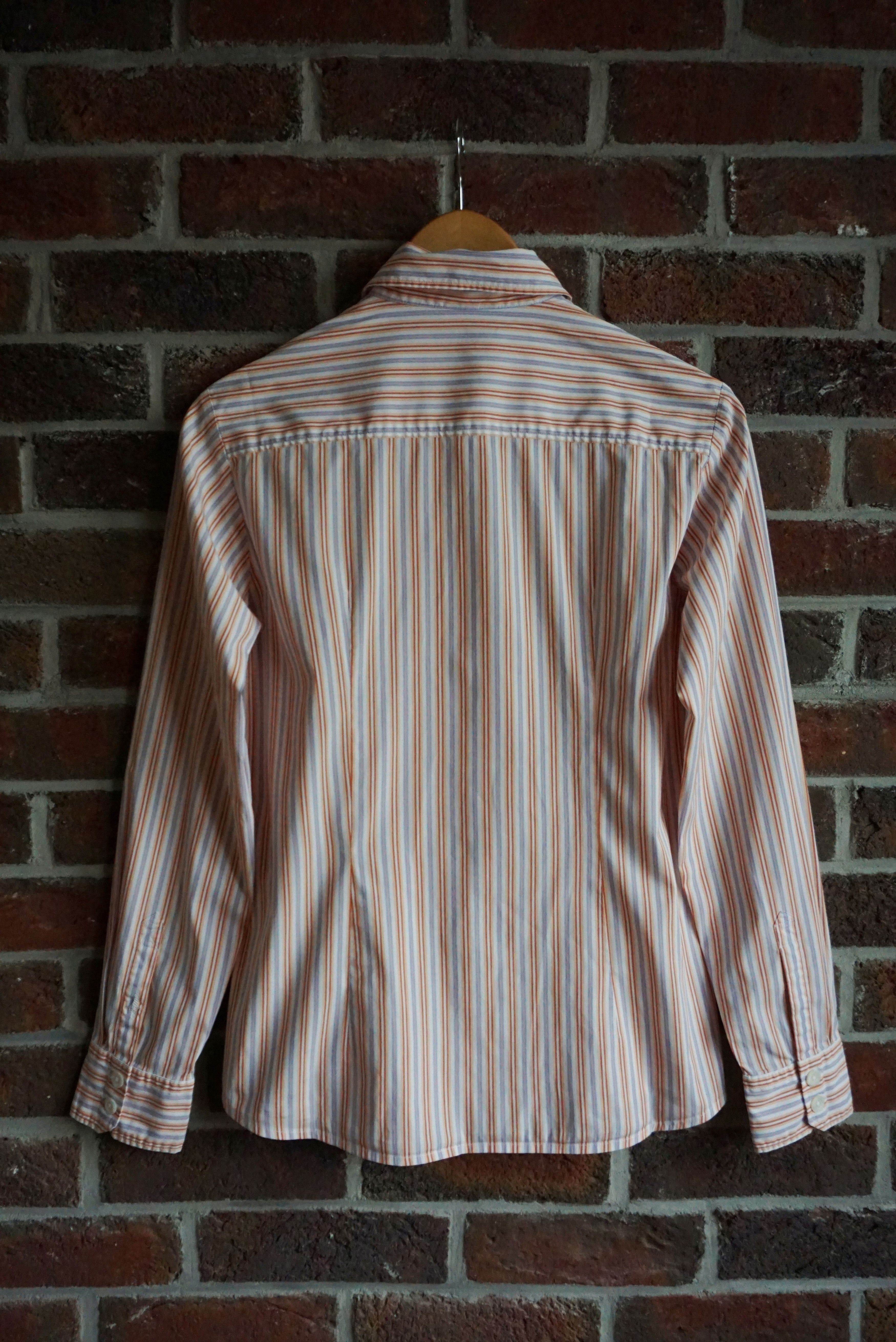 Bogner Bogner RPR$250 striped shirt M US 8 casual formal blouse Size M / US 6-8 / IT 42-44 - 7 Thumbnail