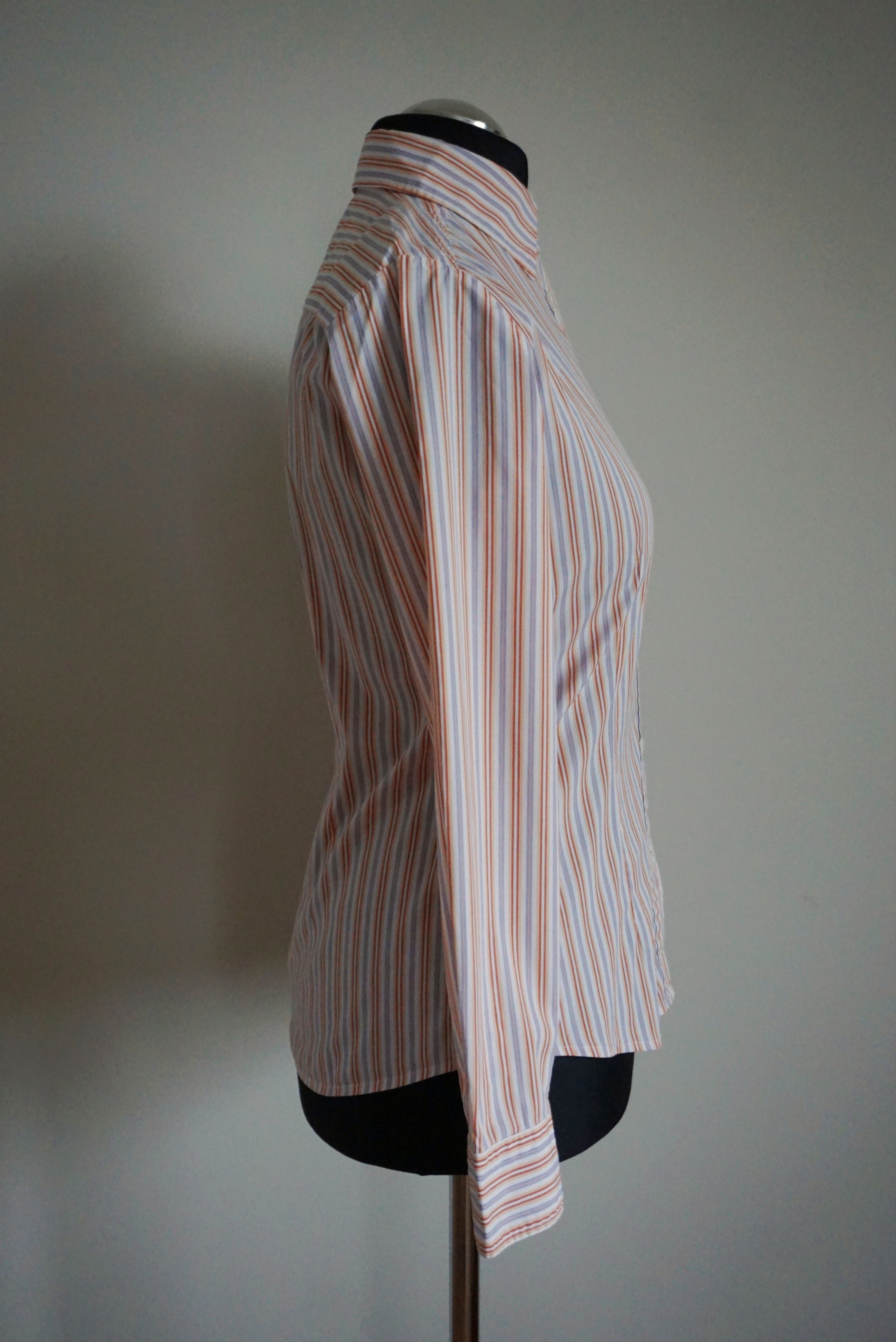 Bogner Bogner RPR$250 striped shirt M US 8 casual formal blouse Size M / US 6-8 / IT 42-44 - 24 Thumbnail