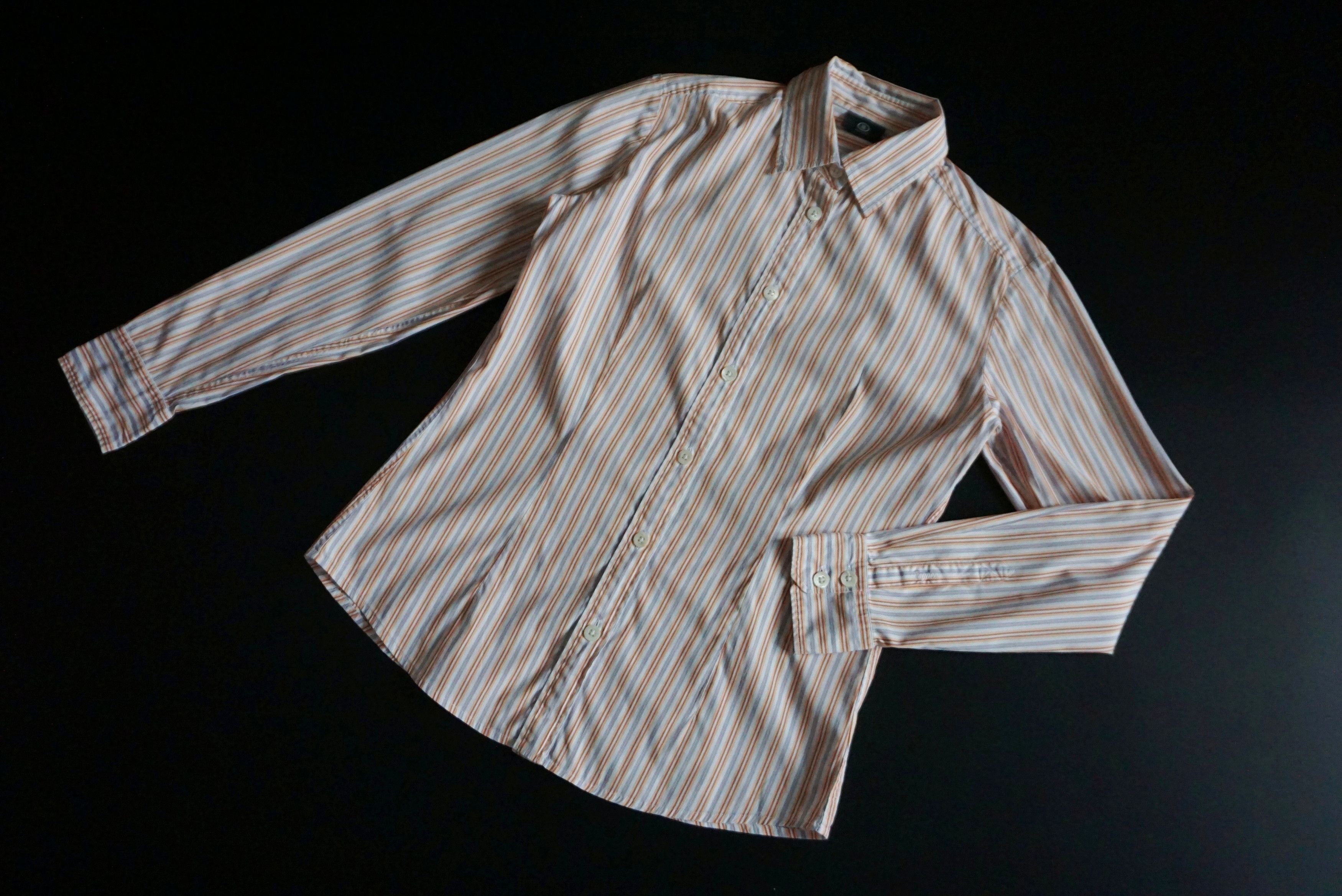 Bogner Bogner RPR$250 striped shirt M US 8 casual formal blouse Size M / US 6-8 / IT 42-44 - 2 Thumbnail