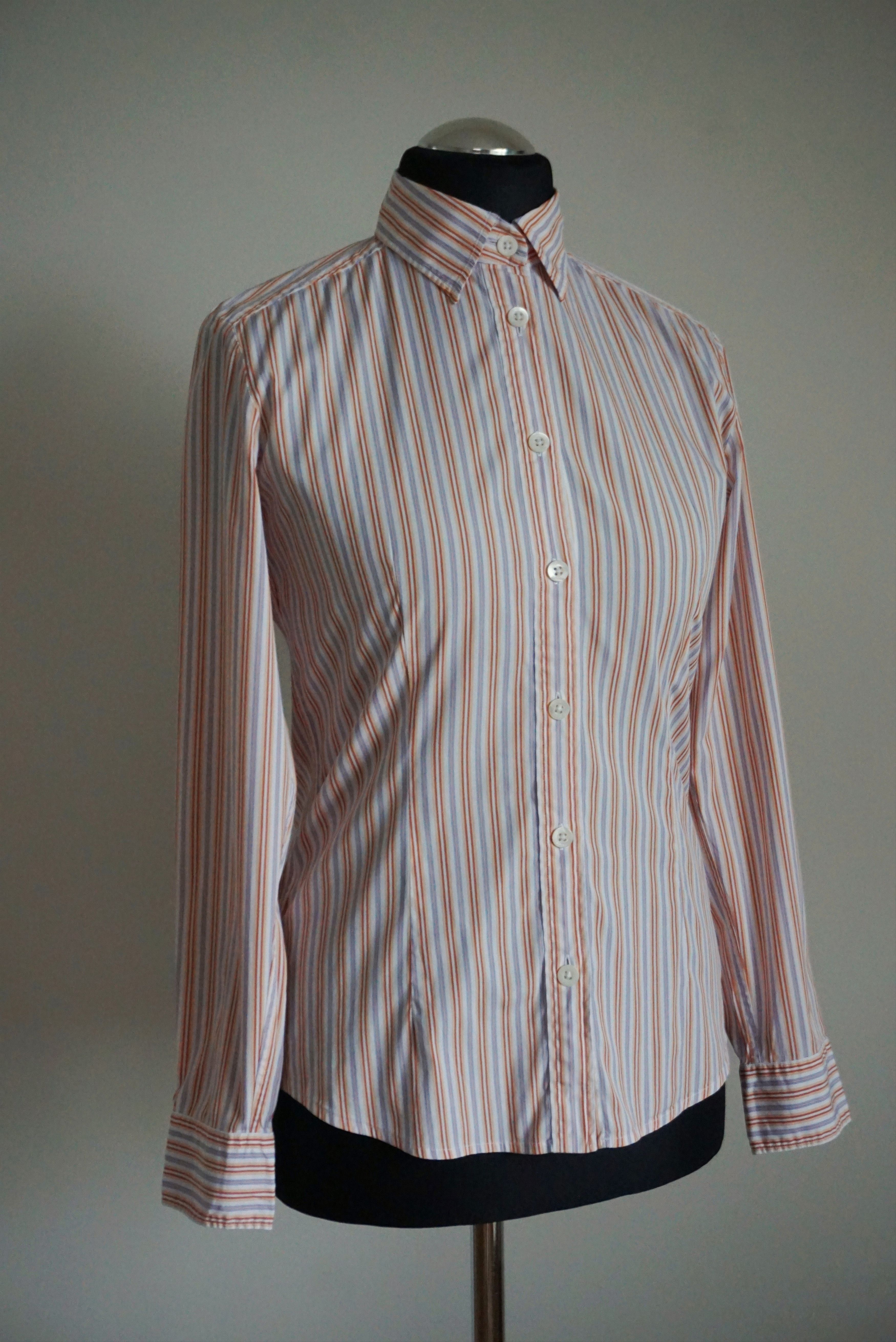 Bogner Bogner RPR$250 striped shirt M US 8 casual formal blouse Size M / US 6-8 / IT 42-44 - 25 Thumbnail