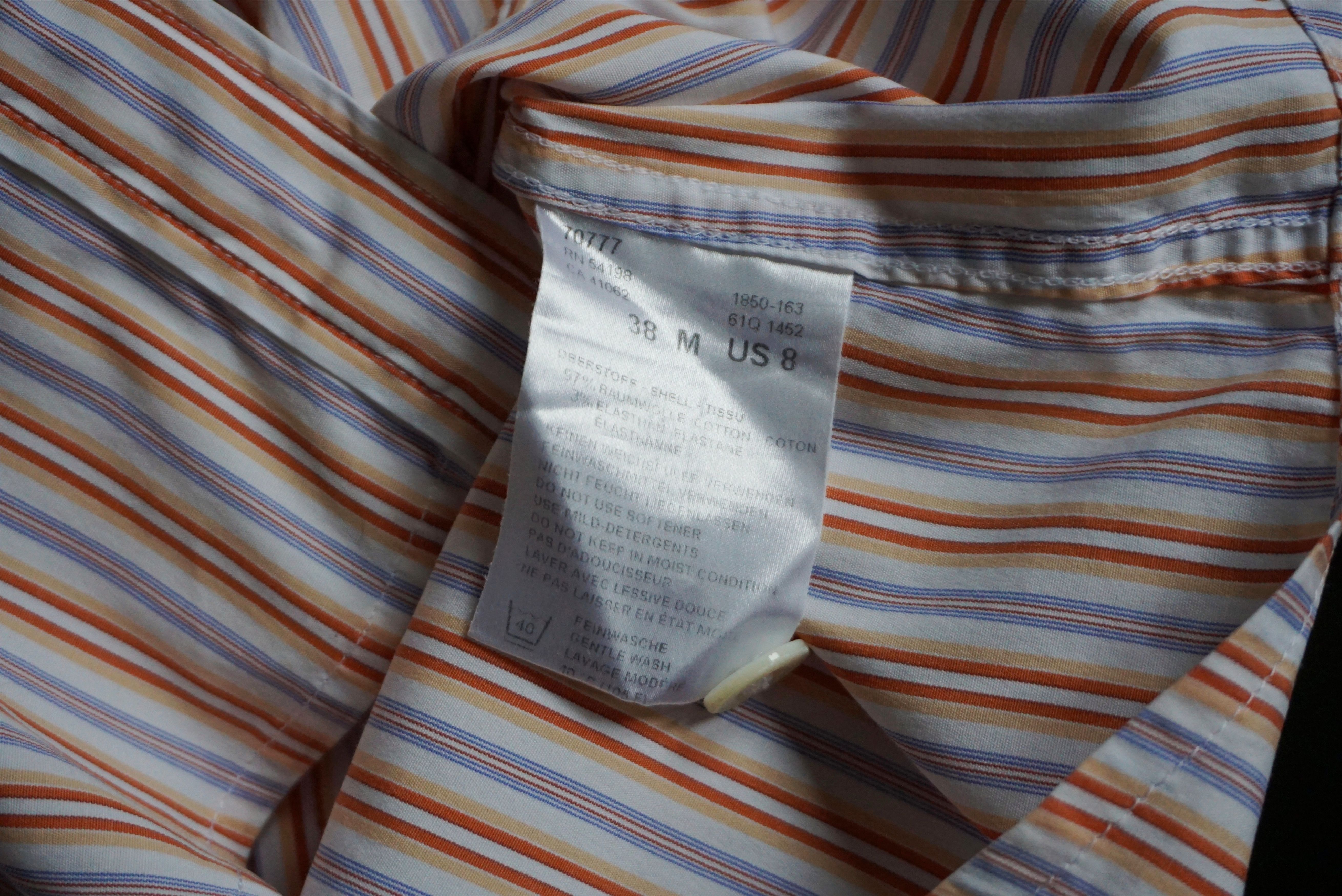 Bogner Bogner RPR$250 striped shirt M US 8 casual formal blouse Size M / US 6-8 / IT 42-44 - 12 Thumbnail
