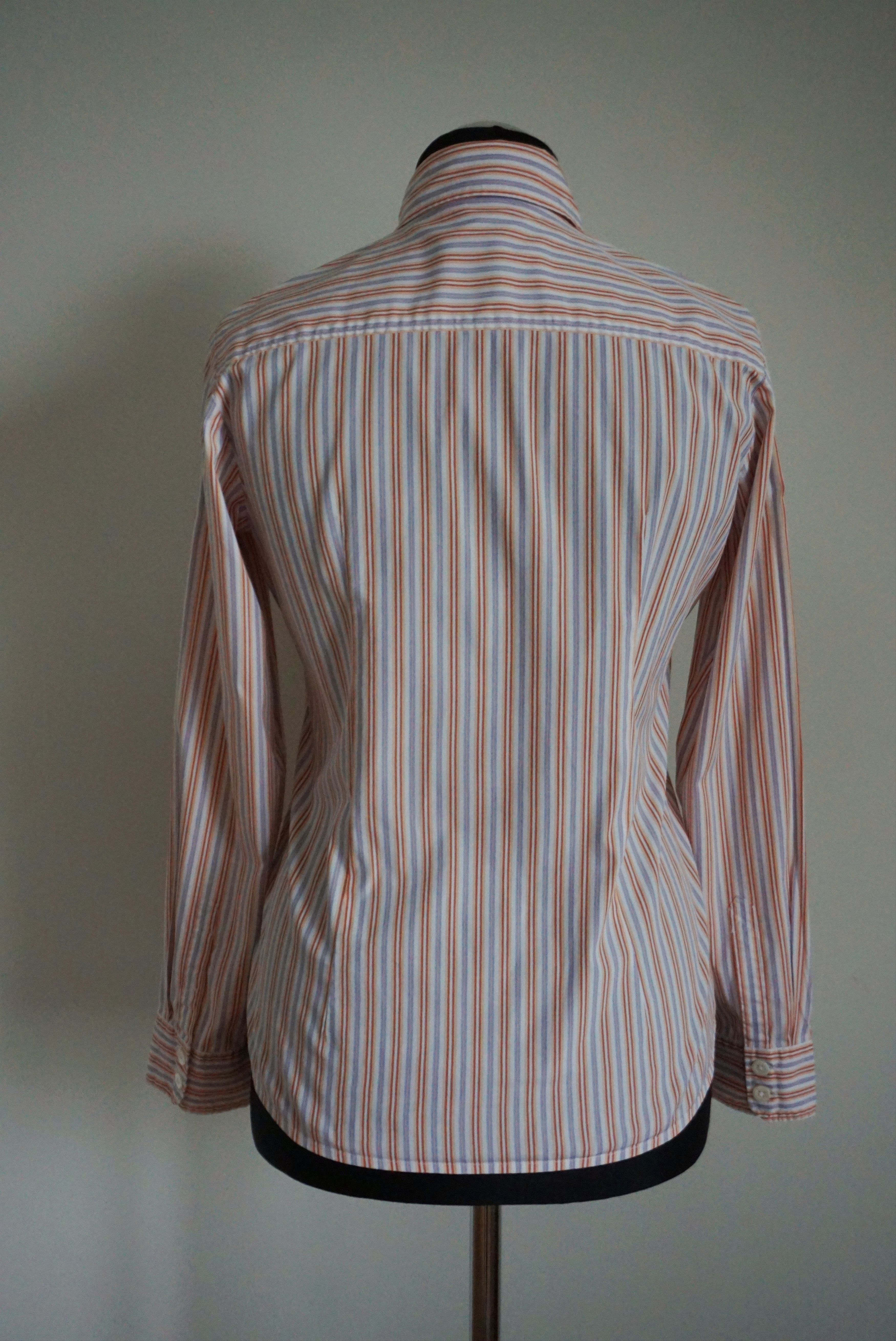 Bogner Bogner RPR$250 striped shirt M US 8 casual formal blouse Size M / US 6-8 / IT 42-44 - 21 Thumbnail