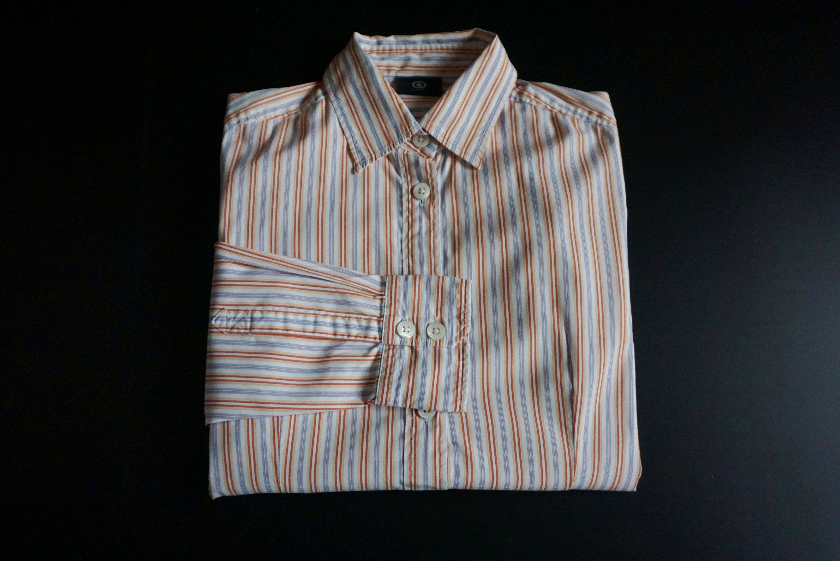 Bogner Bogner RPR$250 striped shirt M US 8 casual formal blouse Size M / US 6-8 / IT 42-44 - 15 Thumbnail
