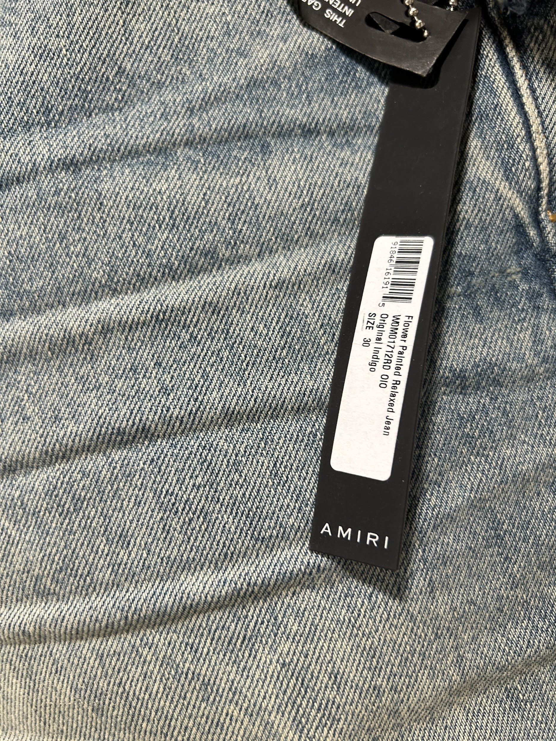 Amiri Amiri flower painted jeans relaxed size 31 Size US 31 - 4 Thumbnail
