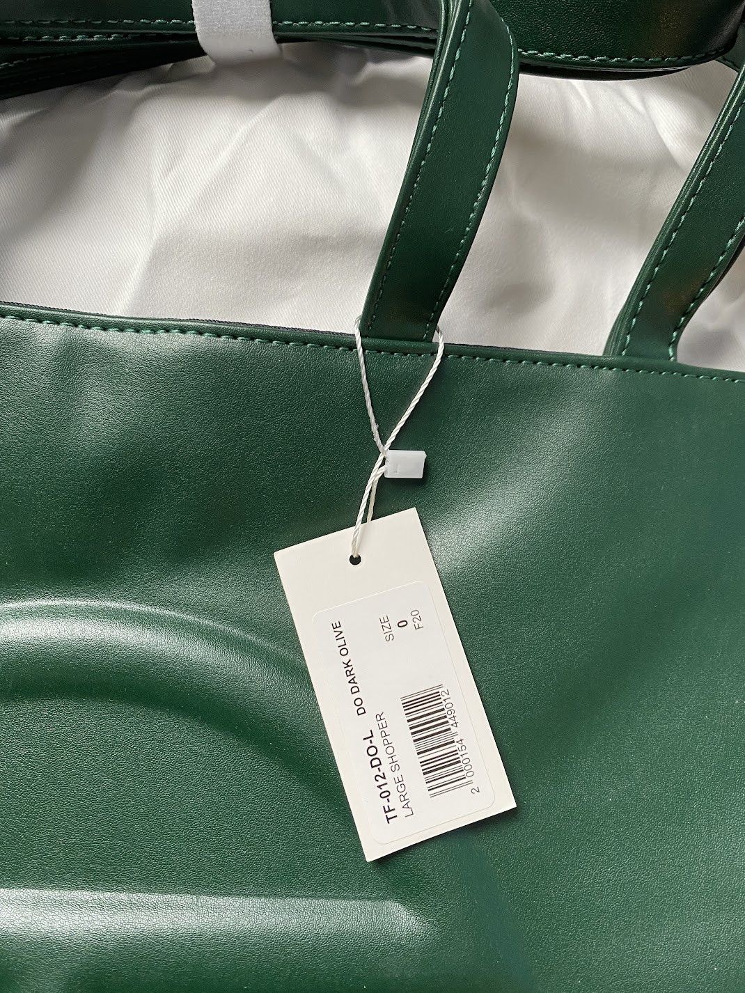 Telfar medium shopping bag tote -olive Size ONE SIZE - 4 Thumbnail