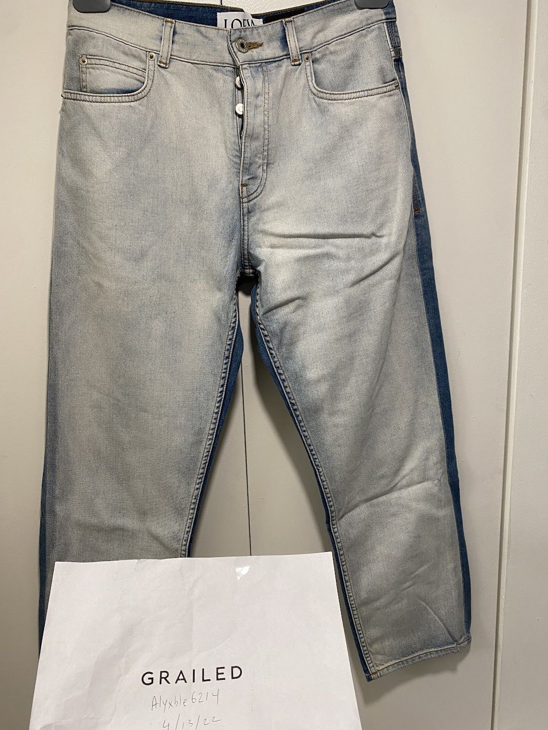 Loewe LOEWE + Paula's Ibiza Two Tone Denim Jeans Size US 32 / EU 48 - 1 Thumbnail