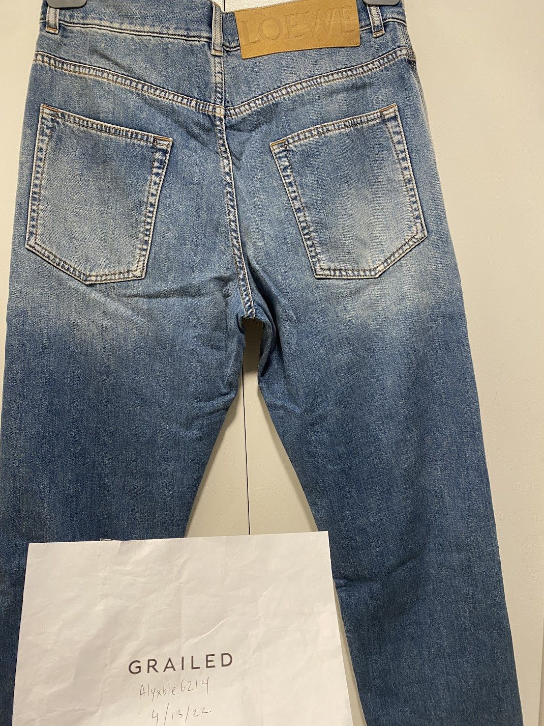 Loewe LOEWE + Paula's Ibiza Two Tone Denim Jeans Size US 32 / EU 48 - 4 Thumbnail