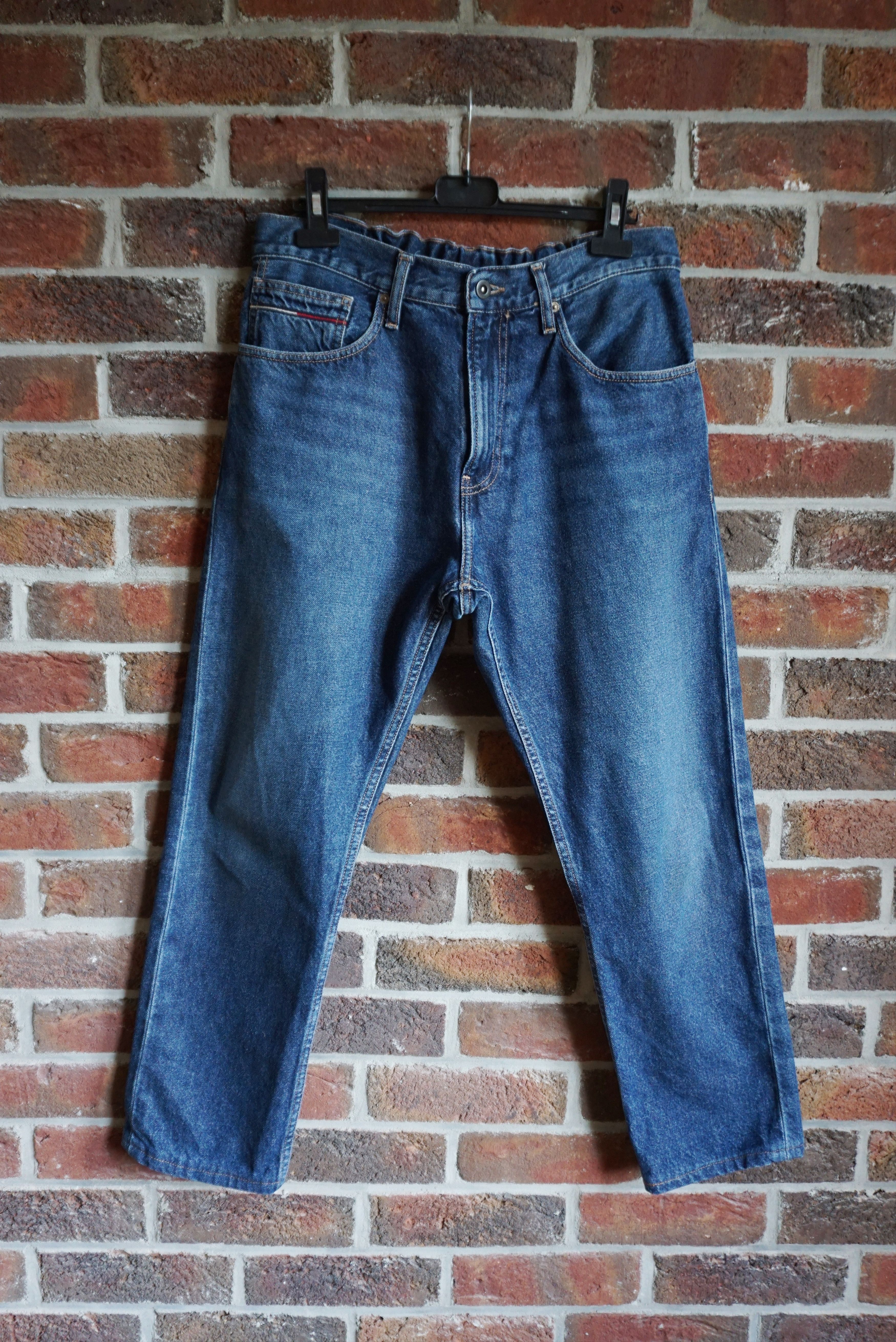 Tommy Hilfiger Vintage Y2K Tommy Hilfiger 34 band waist jeans 90s cropped Size US 34 / EU 50 - 1 Thumbnail