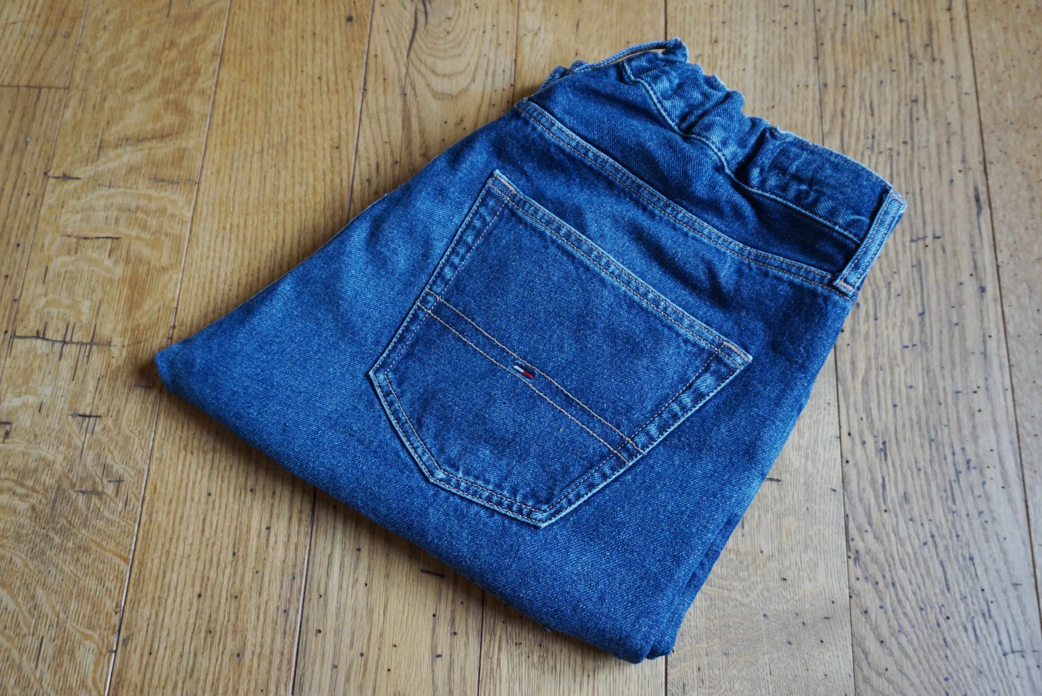 Tommy Hilfiger Vintage Y2K Tommy Hilfiger 34 band waist jeans 90s cropped Size US 34 / EU 50 - 20 Thumbnail