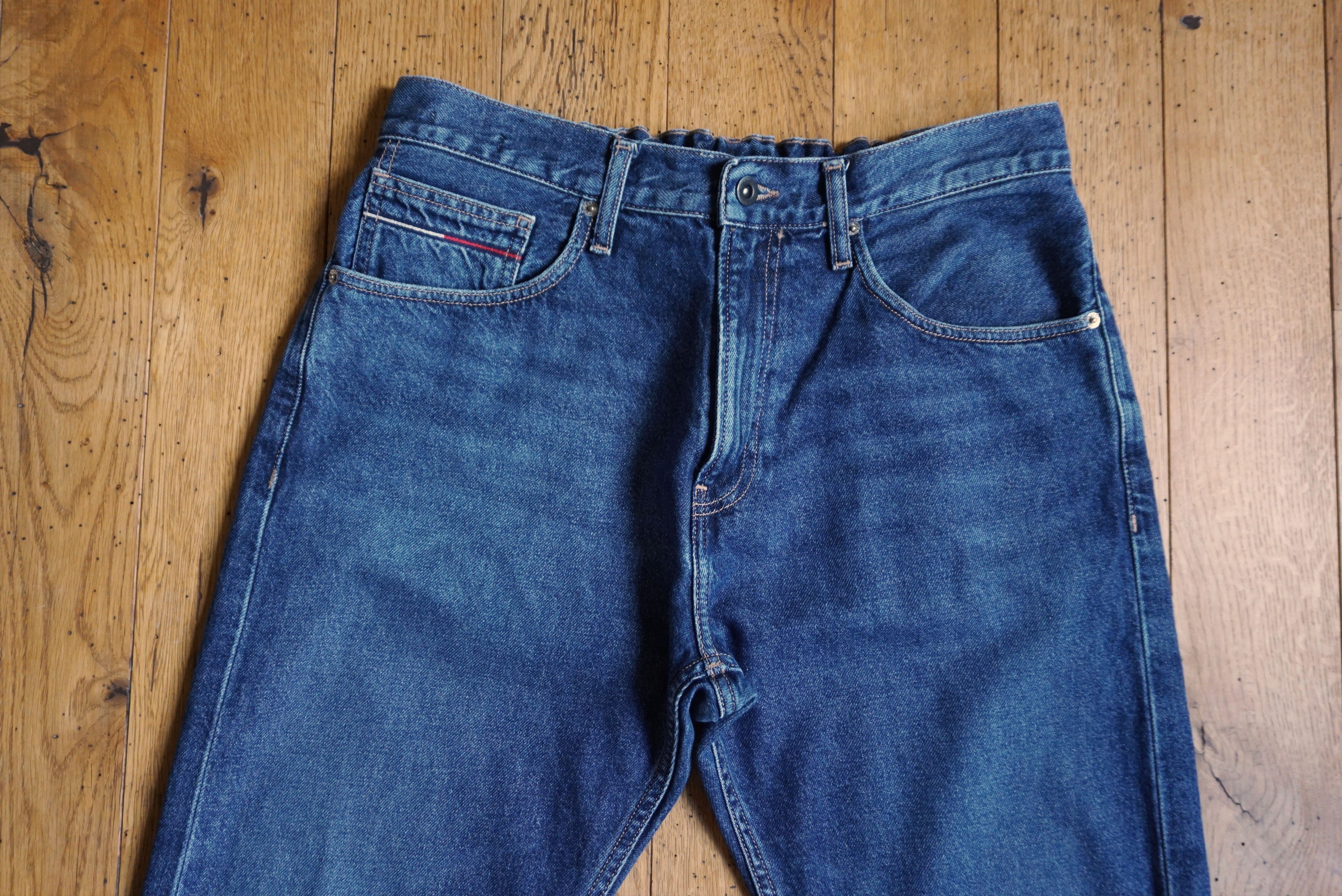 Tommy Hilfiger Vintage Y2K Tommy Hilfiger 34 band waist jeans 90s cropped Size US 34 / EU 50 - 6 Thumbnail