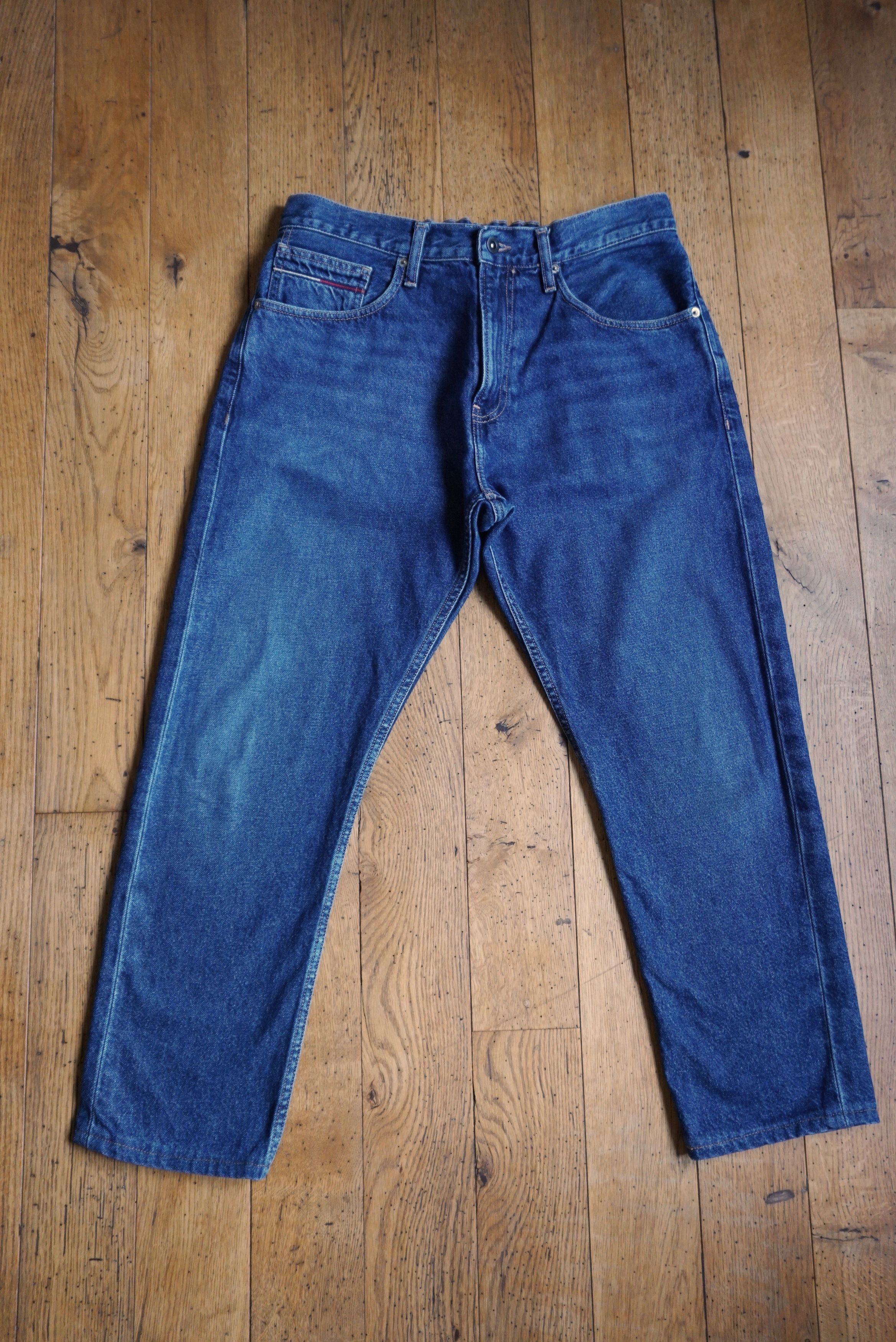 Tommy Hilfiger Vintage Y2K Tommy Hilfiger 34 band waist jeans 90s cropped Size US 34 / EU 50 - 5 Thumbnail
