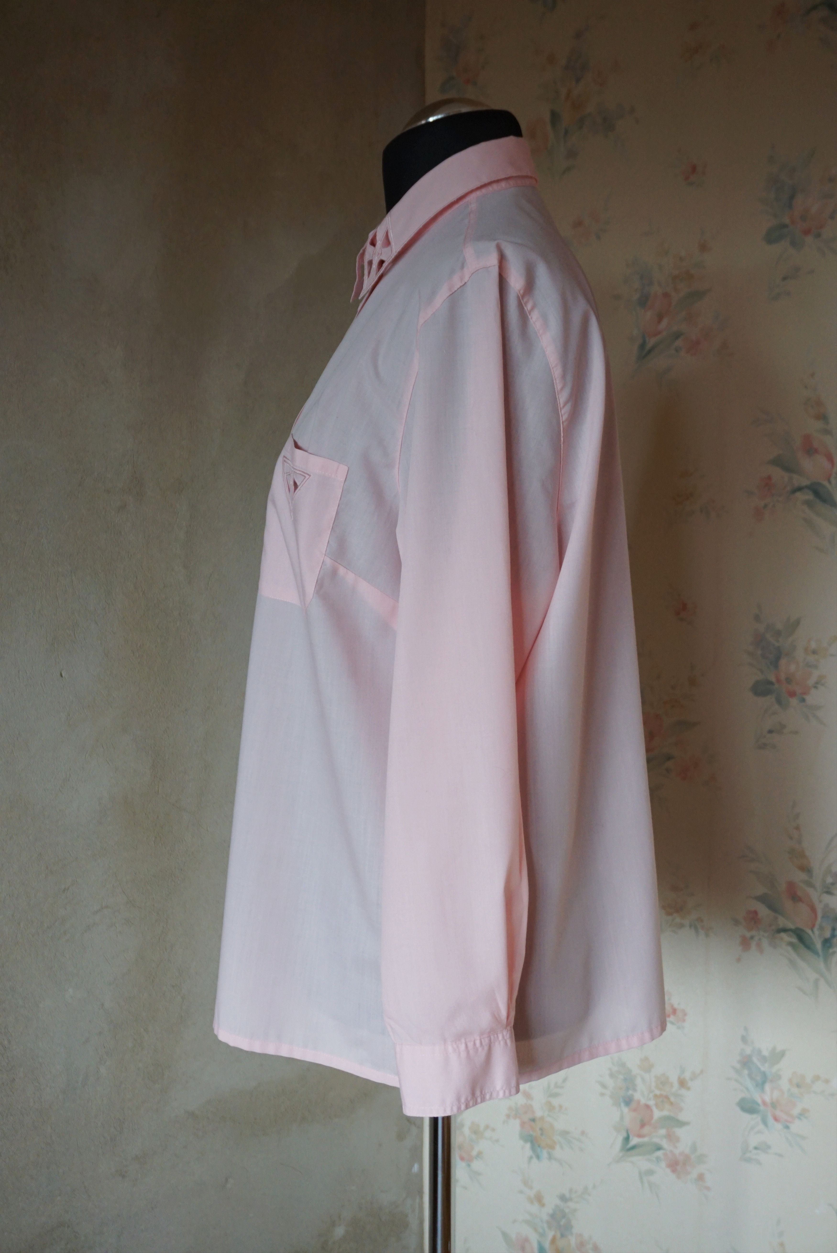 Vintage Women's true vintage 90s 80s blouse 46 XL 20 shirt plus size Size XL / US 12-14 / IT 48-50 - 15 Thumbnail
