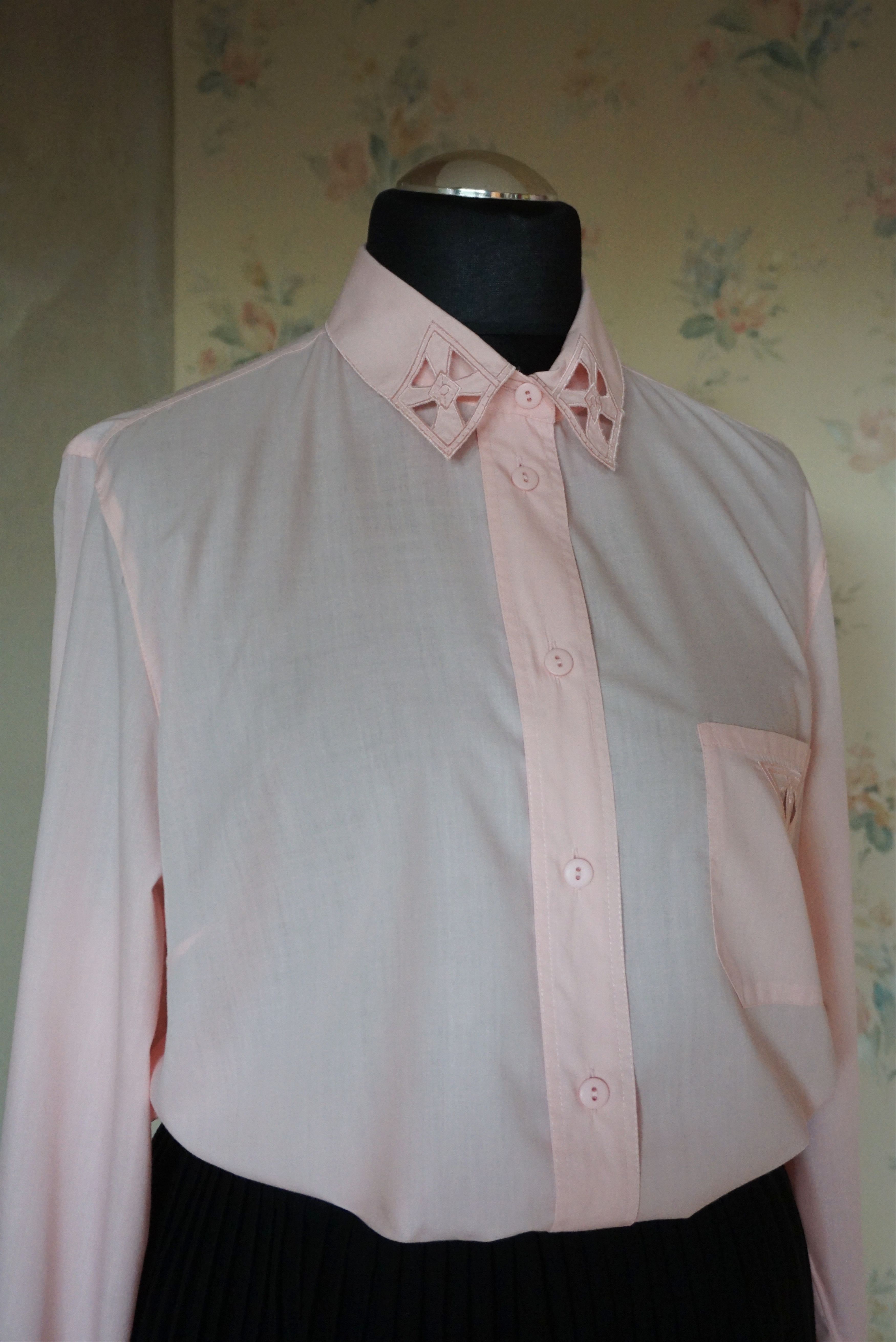 Vintage Women's true vintage 90s 80s blouse 46 XL 20 shirt plus size Size XL / US 12-14 / IT 48-50 - 20 Thumbnail