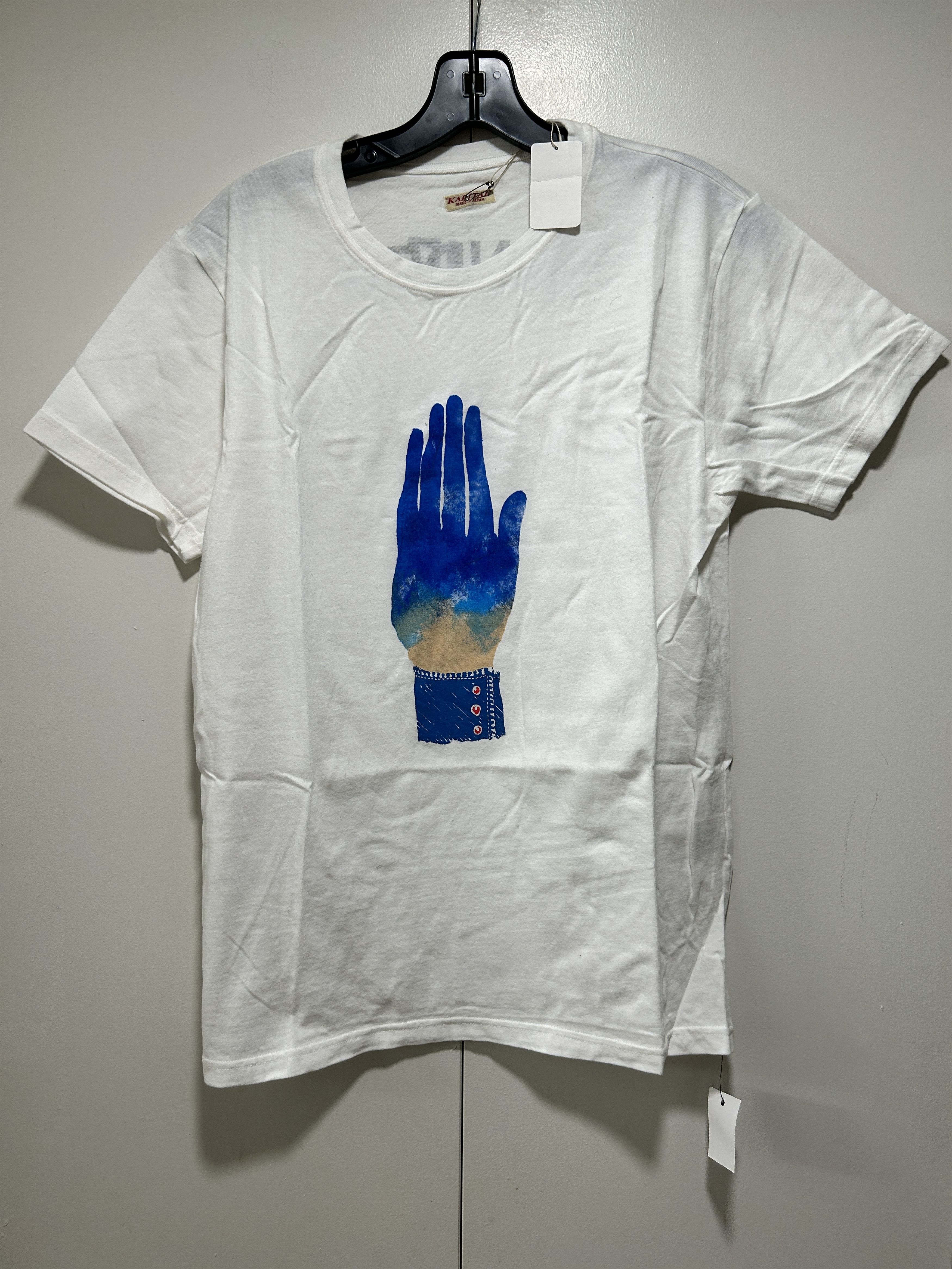 Kapital Kapital Kountry blue handed t-shirt White Size US M / EU 48-50 / 2 - 1 Thumbnail
